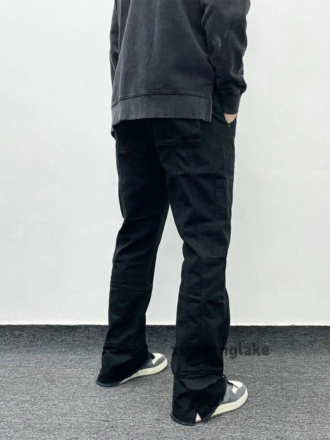 Designer × Japanese Brand × Vintage utility outdoor patchwork punk yuppie flared pants Size US 32 / EU 48 - 4 Thumbnail