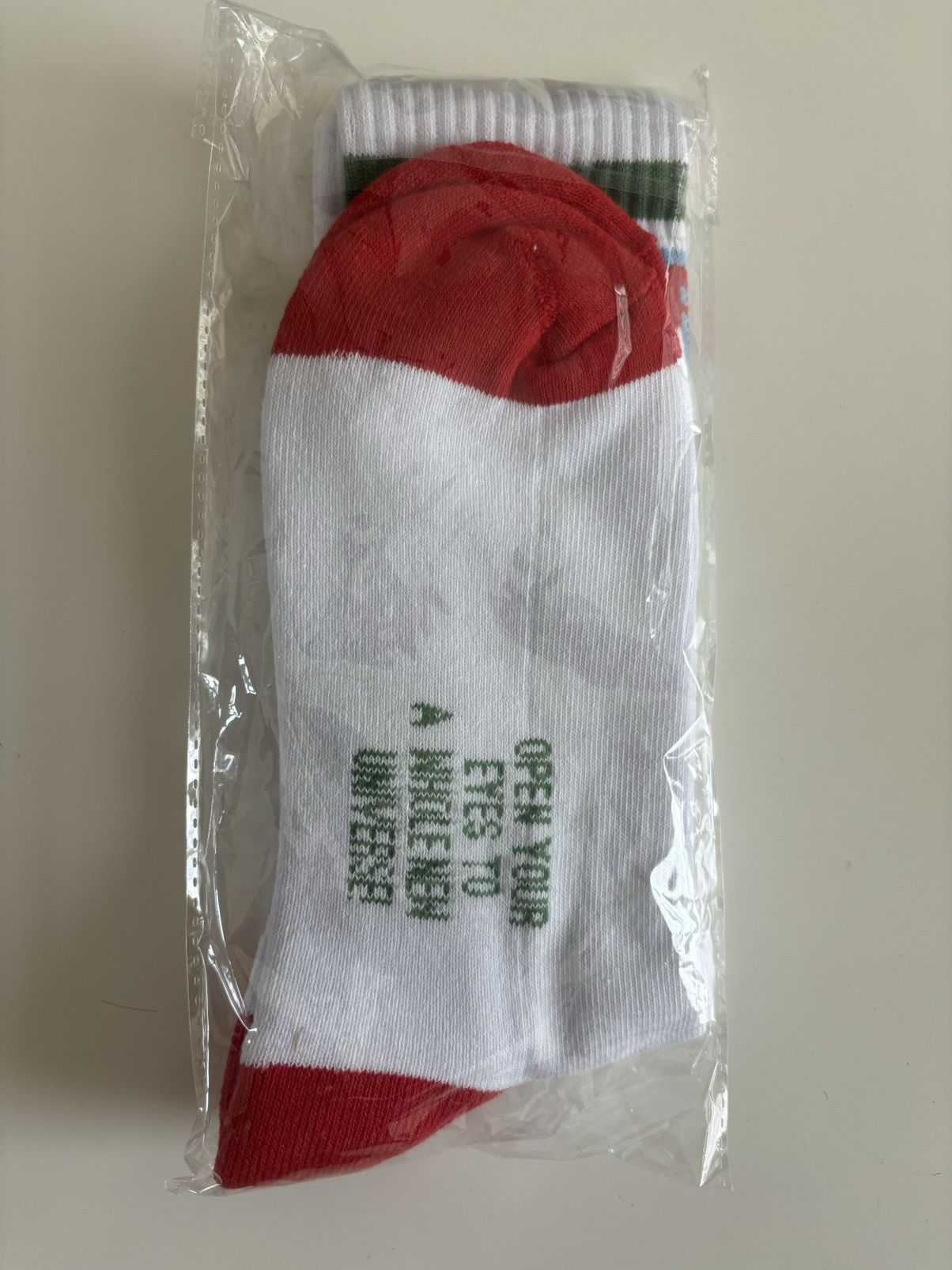 Travis Scott Travis Scott Open Your Eyes Astroworld Festival 2021 Socks Size ONE SIZE - 2 Thumbnail