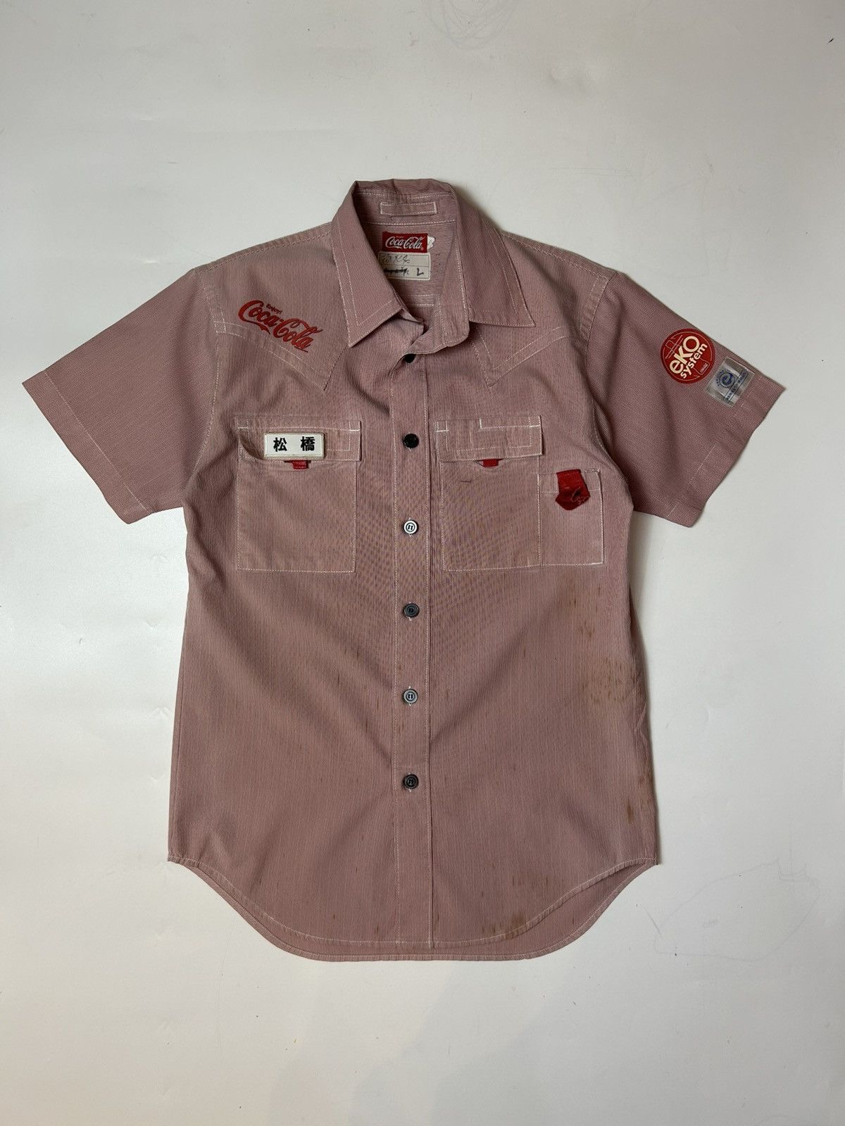 VINTAGE COCA COLA WORK WEAR SHIRT