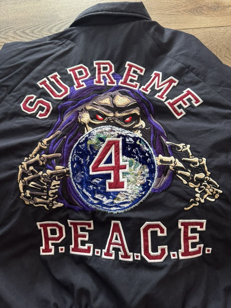 Supreme Peace Embroidered Work Jacket | Grailed