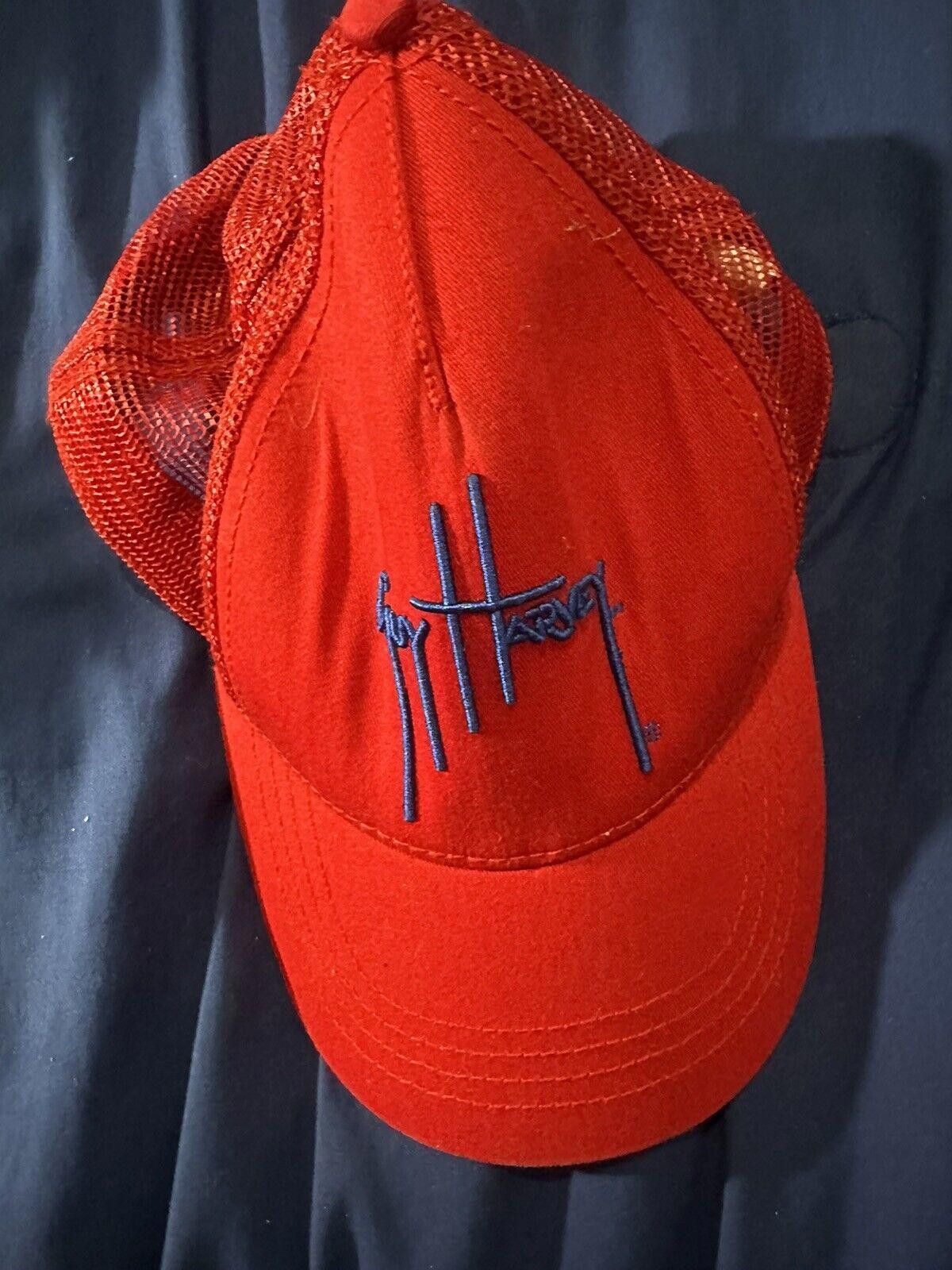 Guy Harvey Guy Harvey Logo SnapBack Red One Size Cap Hat Size ONE SIZE - 1 Thumbnail