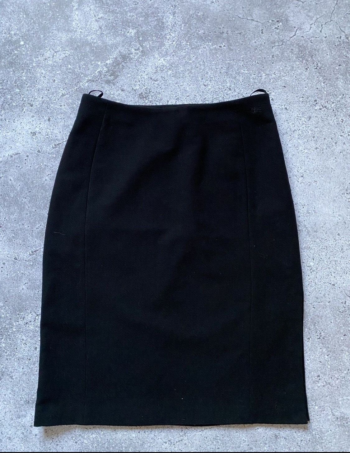 Burberry × Vintage Ladies Burberry London Red label Wool Skirt Size 27" / US 4 / IT 40 - 10 Thumbnail
