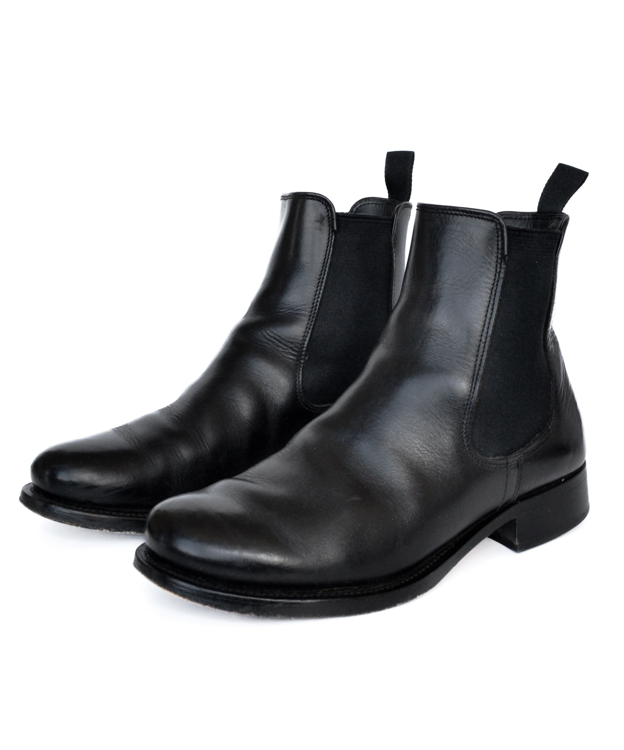 Miu Miu MIU MIU Boots Black Leather Chelsea Ankle Vintage PRADA Size US 8 / EU 41 - 3 Thumbnail