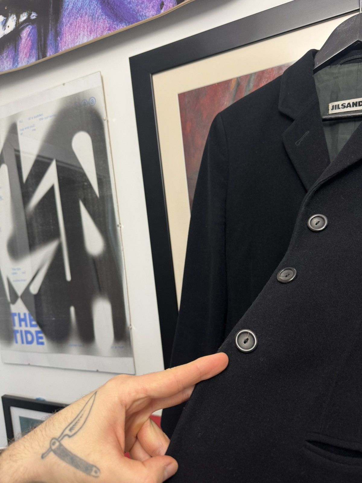 Jil Sander Jil Sander Wool Coat Jacket Designer Luxury High End Rare Size XS / US 0-2 / IT 36-38 - 4 Thumbnail