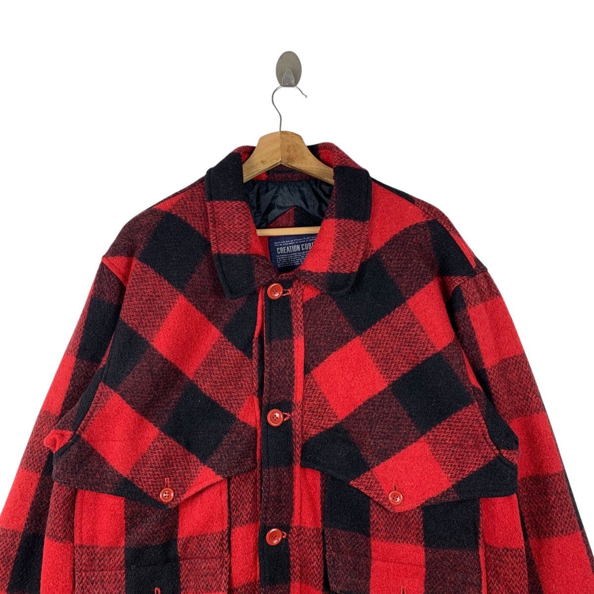Japanese Brand CREATION CUBE Japanese Brand Workwear Checkered TartanJacket Size US M / EU 48-50 / 2 - 4 Thumbnail