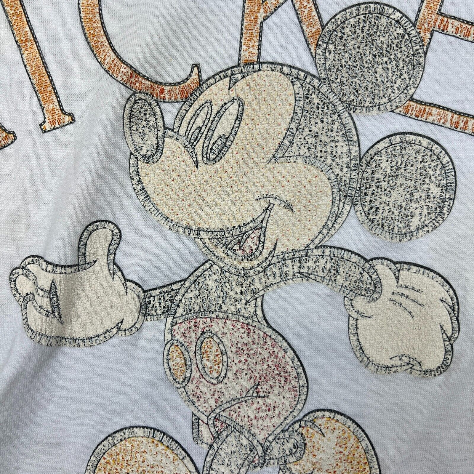 Disney × Mickey Mouse × Vintage Vintage 90s Disney Medium Mickey Mouse Cartoon Movie Tee Size US M / EU 48-50 / 2 - 4 Thumbnail