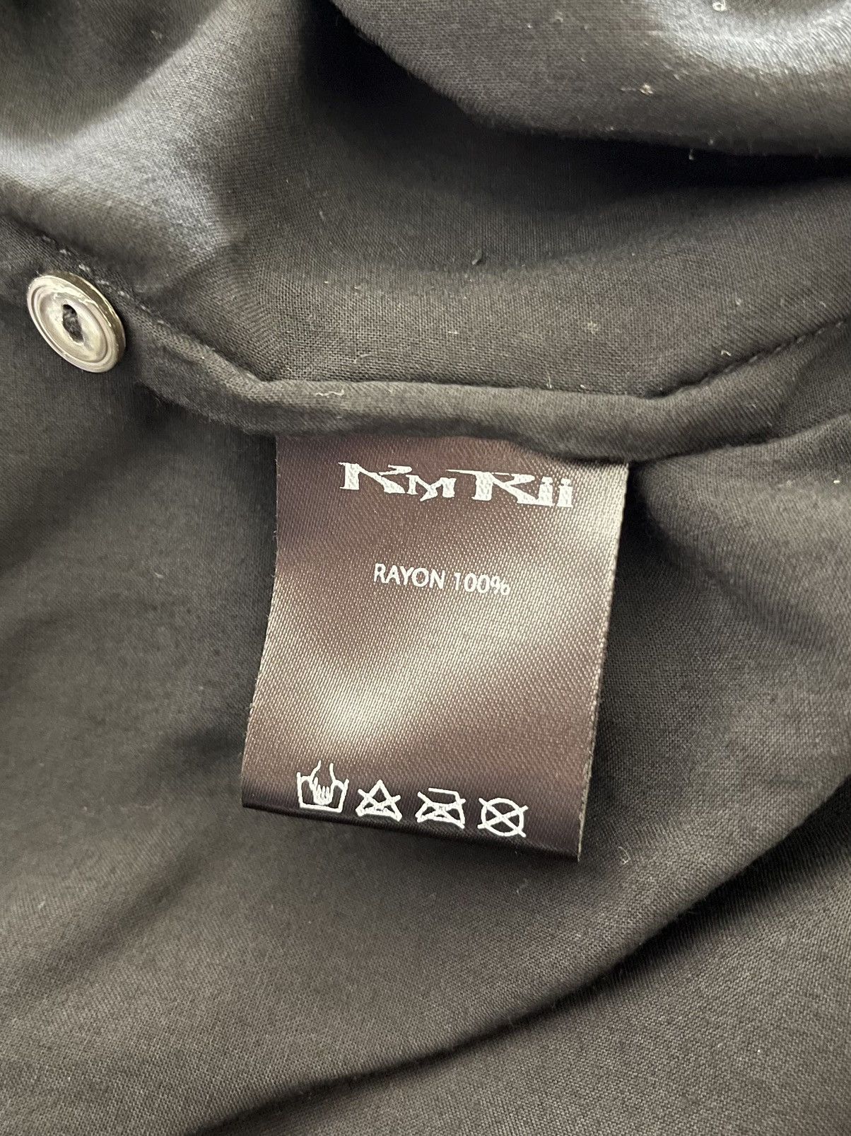 Japanese Brand × KMRii KMRii Discharged Rayon Lazy Shirt Size US M / EU 48-50 / 2 - 7 Thumbnail