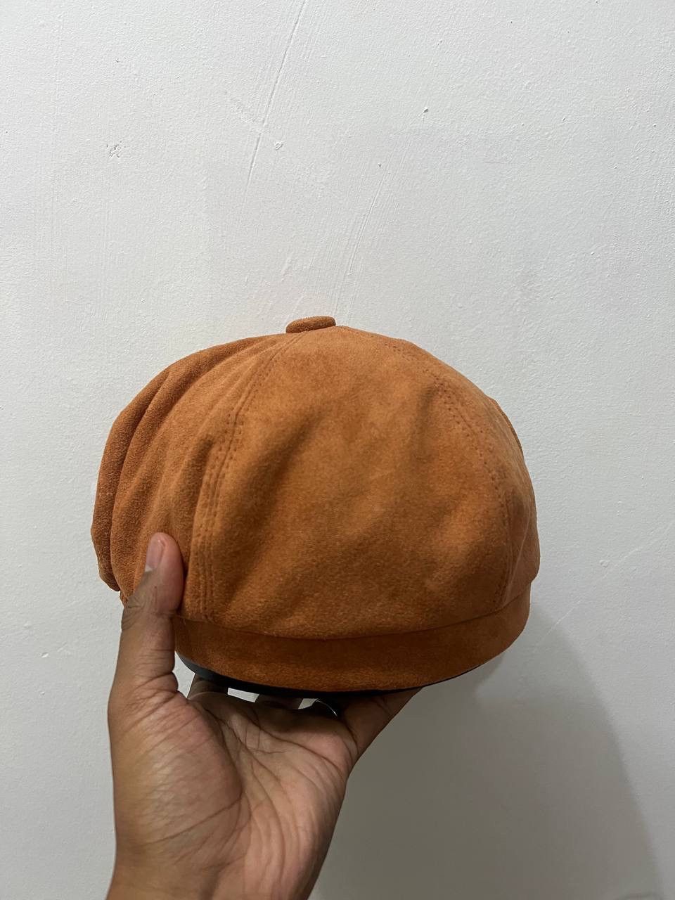 Leather None Leather Suede Retro Hat Size ONE SIZE - 5 Thumbnail