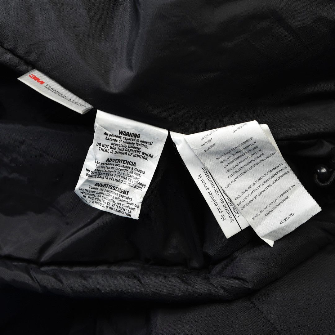 Dickies × Vintage DICKIES VINTAGE PUFFER QUILTED JACKET BLACK Size US XL / EU 56 / 4 - 6 Thumbnail