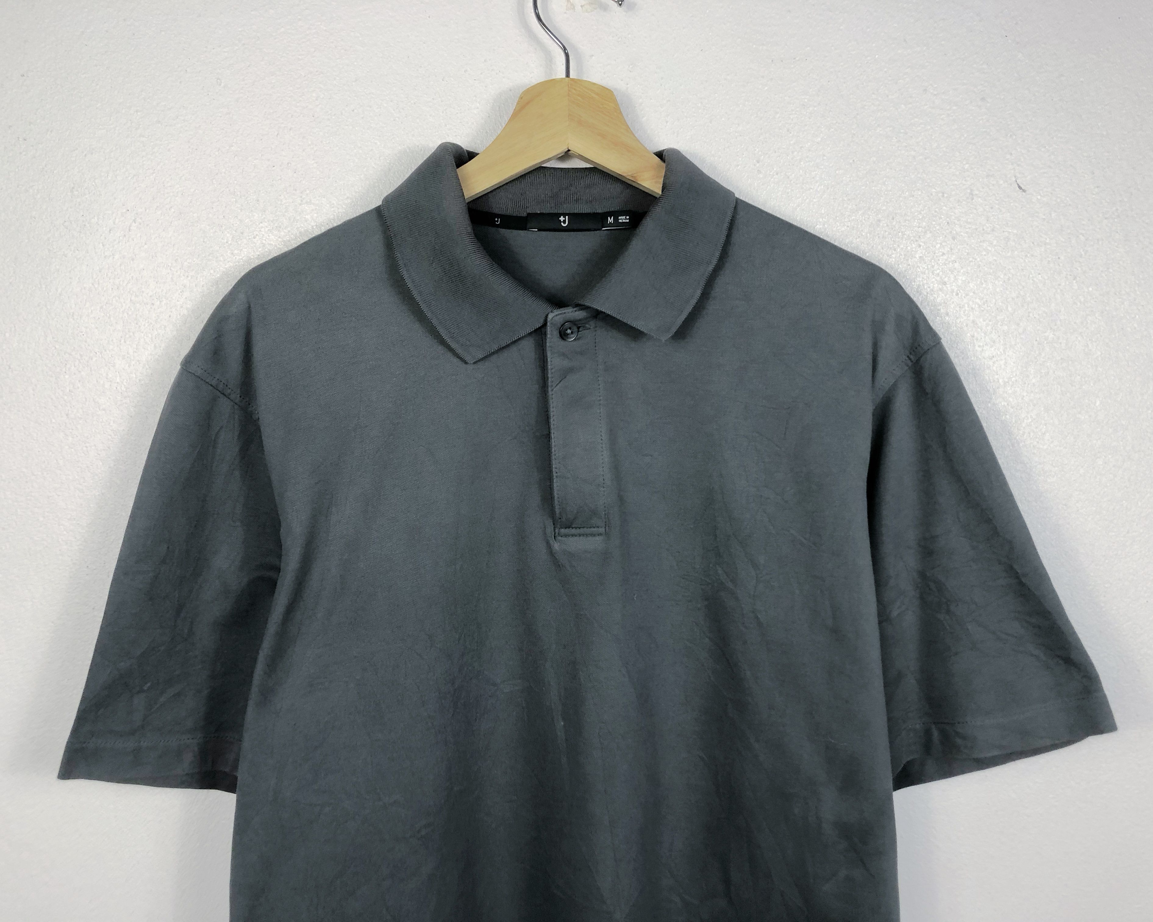 Jil Sander × Uniqlo Rare Uniqlo X Jil Sander +j Collar Tee Size US M / EU 48-50 / 2 - 2 Thumbnail