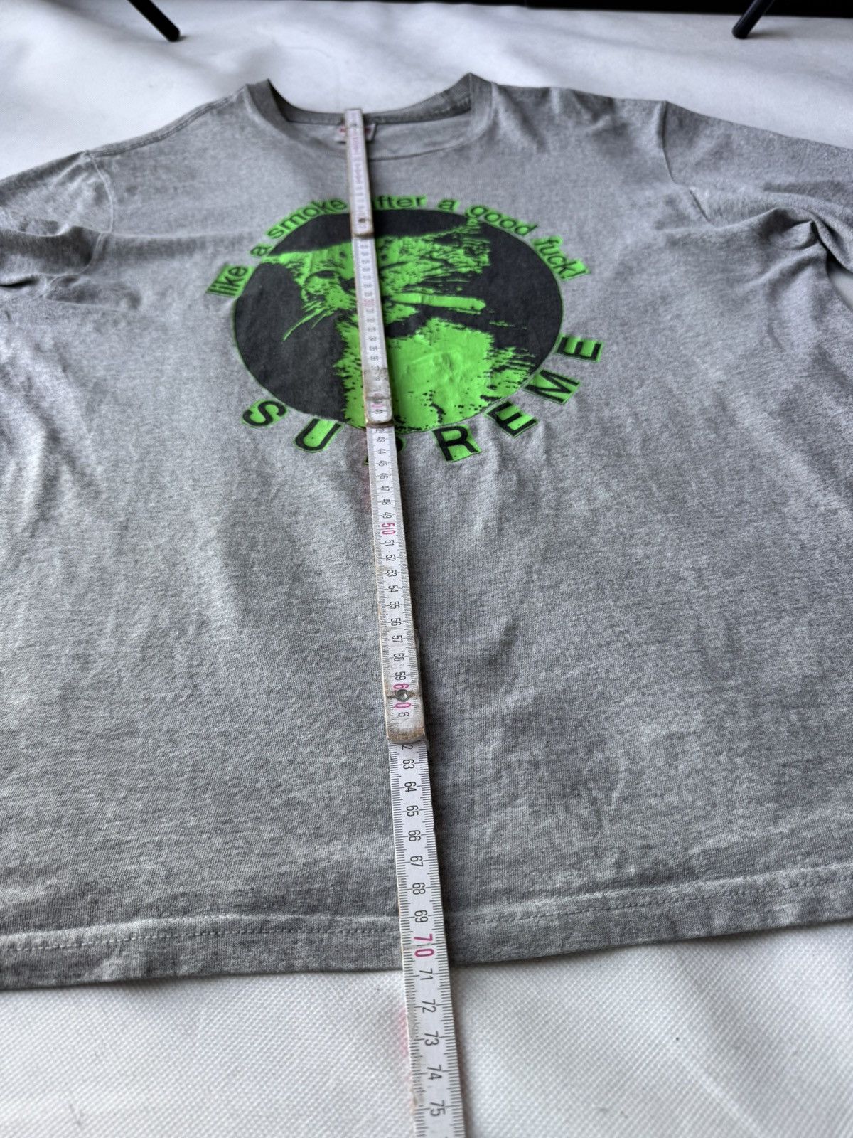 Supreme × Vintage Vintage Supreme Smoke Cat 🐈 Tee Hype like a 💨 after sex Size US L / EU 52-54 / 3 - 19 Thumbnail