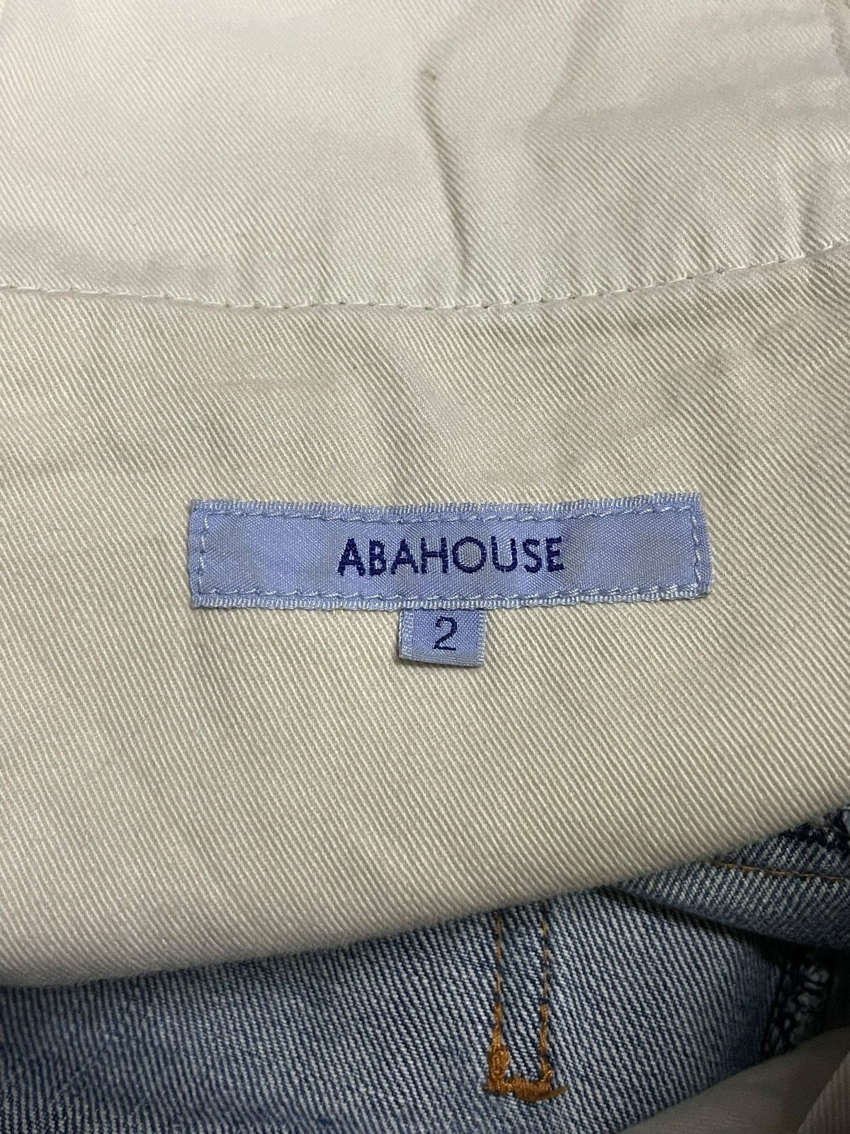 ABAHOUSE Japanese Denim Abahouse High Waist Blue Wash Ripped Jeans Size 32" / US 10 / IT 46 - 11 Thumbnail