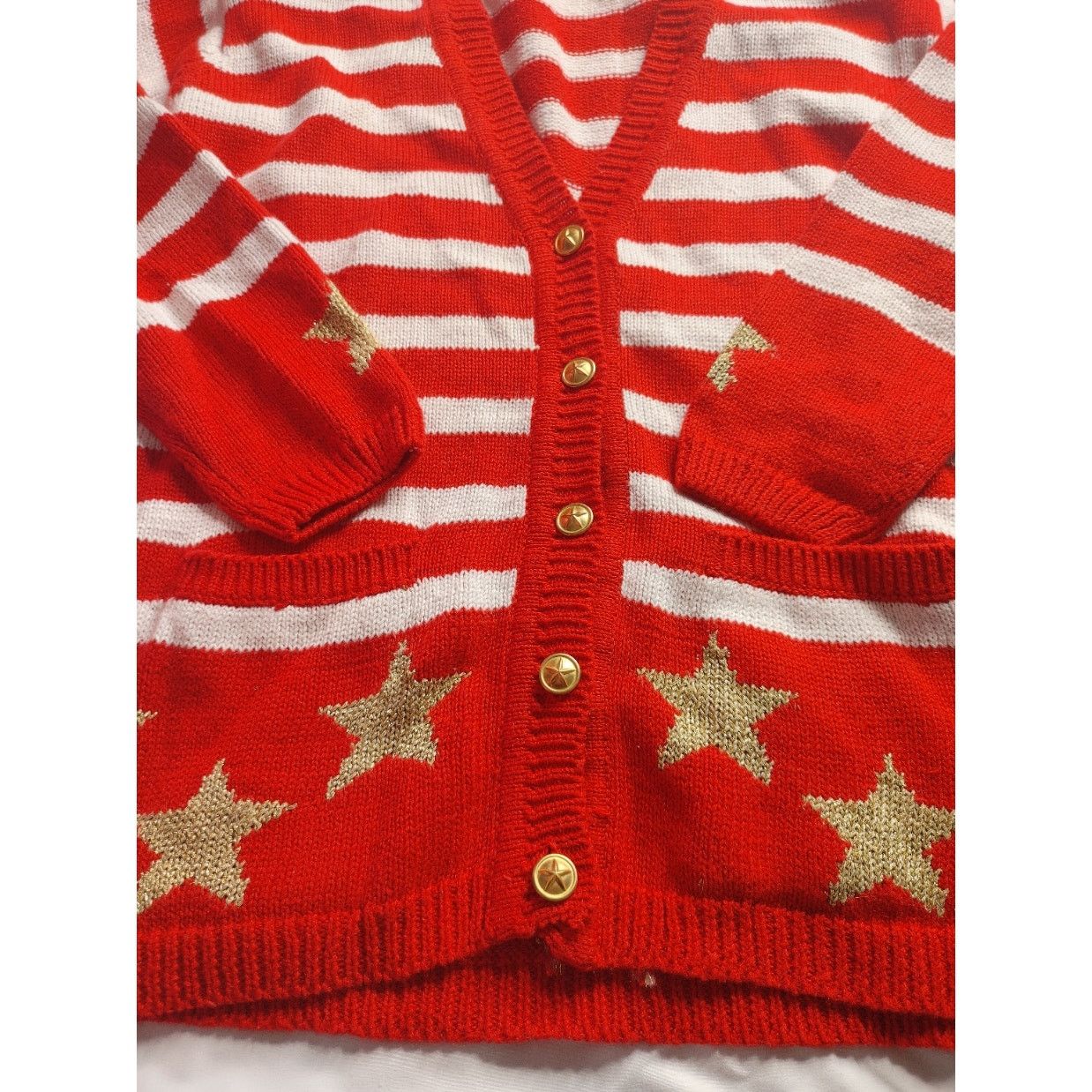 Karen Walker Karen Scott 4th of July sweater, small, stars and stripes Size S / US 4 / IT 40 - 3 Thumbnail