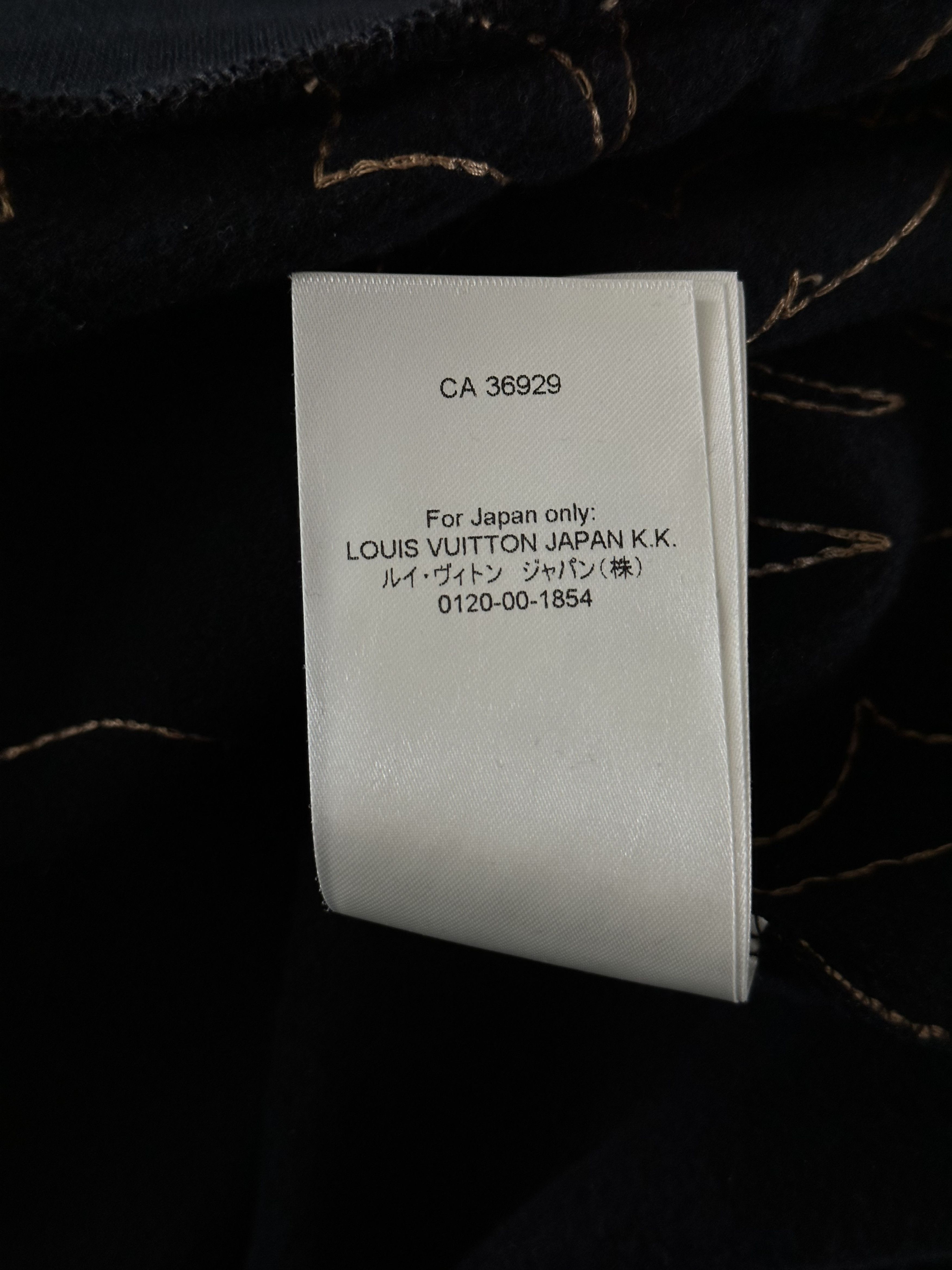 Louis Vuitton Louis Vuitton Black & Gold Music Line Embroidered Sweater Size US S / EU 44-46 / 1 - 8 Thumbnail
