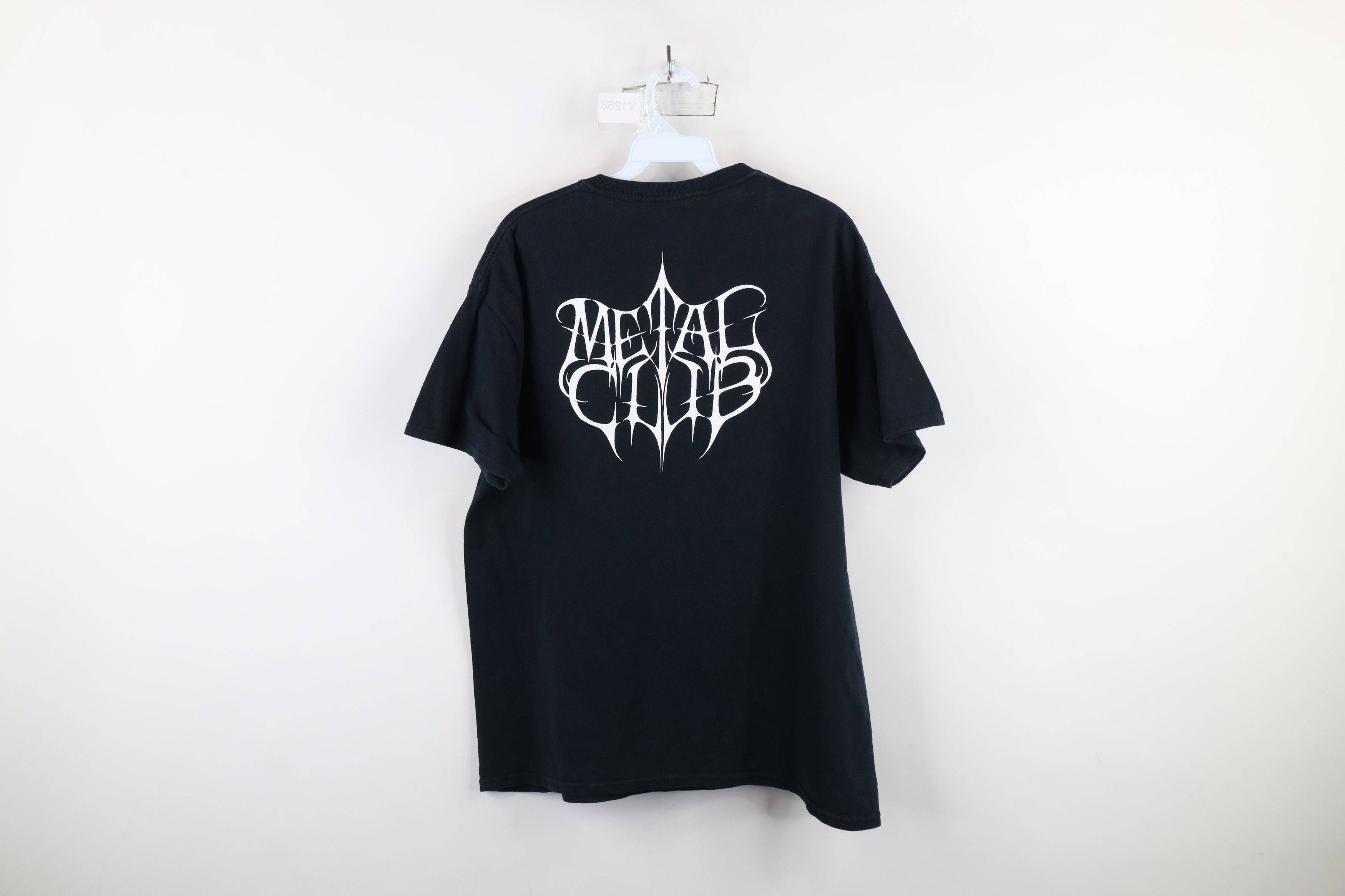 Vintage Vintage 90s Y2K Heavy Metal Club Zombie Skeleton T-Shirt Size US L / EU 52-54 / 3 - 11 Thumbnail