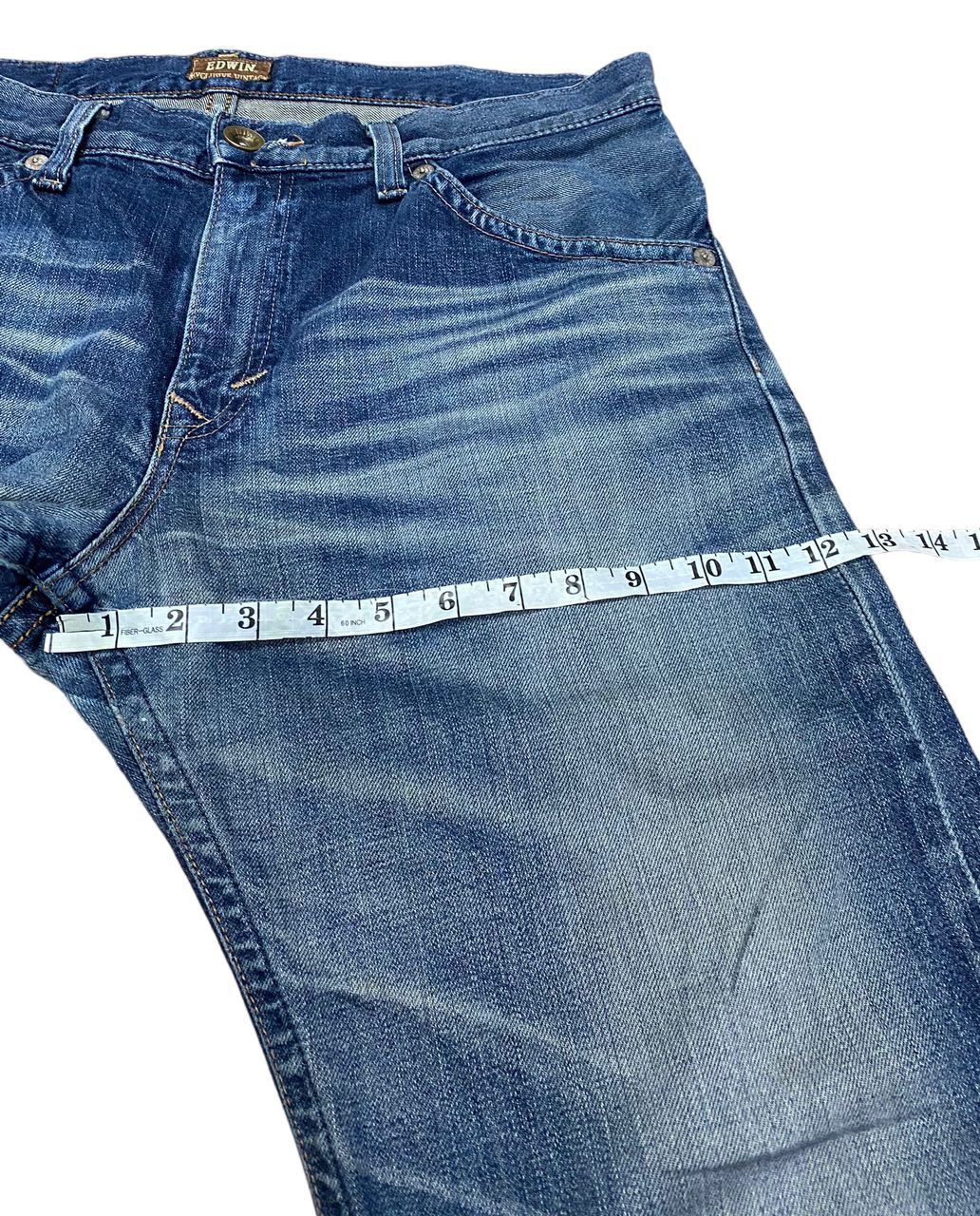 Edwin 💥BEST OFFER💥VINTAGE EDWIN XV403 DISTRESSED DENIM Size US 34 / EU 50 - 7 Thumbnail