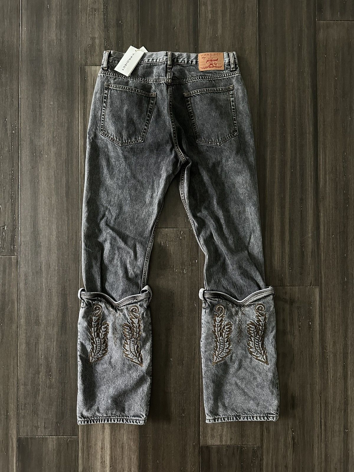 Y/Project Evergreen Mini Cowboy Cuff Jeans 32 | Grailed 