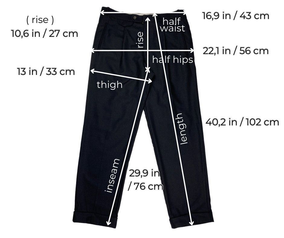 Ermenegildo Zegna ERMENEGILDO ZEGNA MENS CLASSIC DRESS PANTS WOOL TROUSERS Size US 34 / EU 50 - 2 Thumbnail