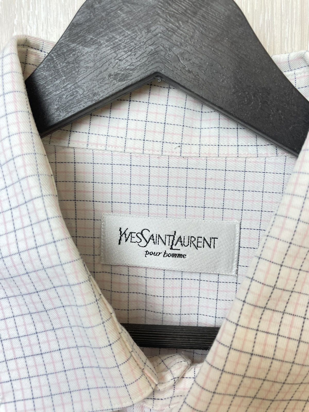 Yves Saint Laurent Vintage YSL Yves Saint Laurent Shirt Button Up Size US L / EU 52-54 / 3 - 9 Thumbnail