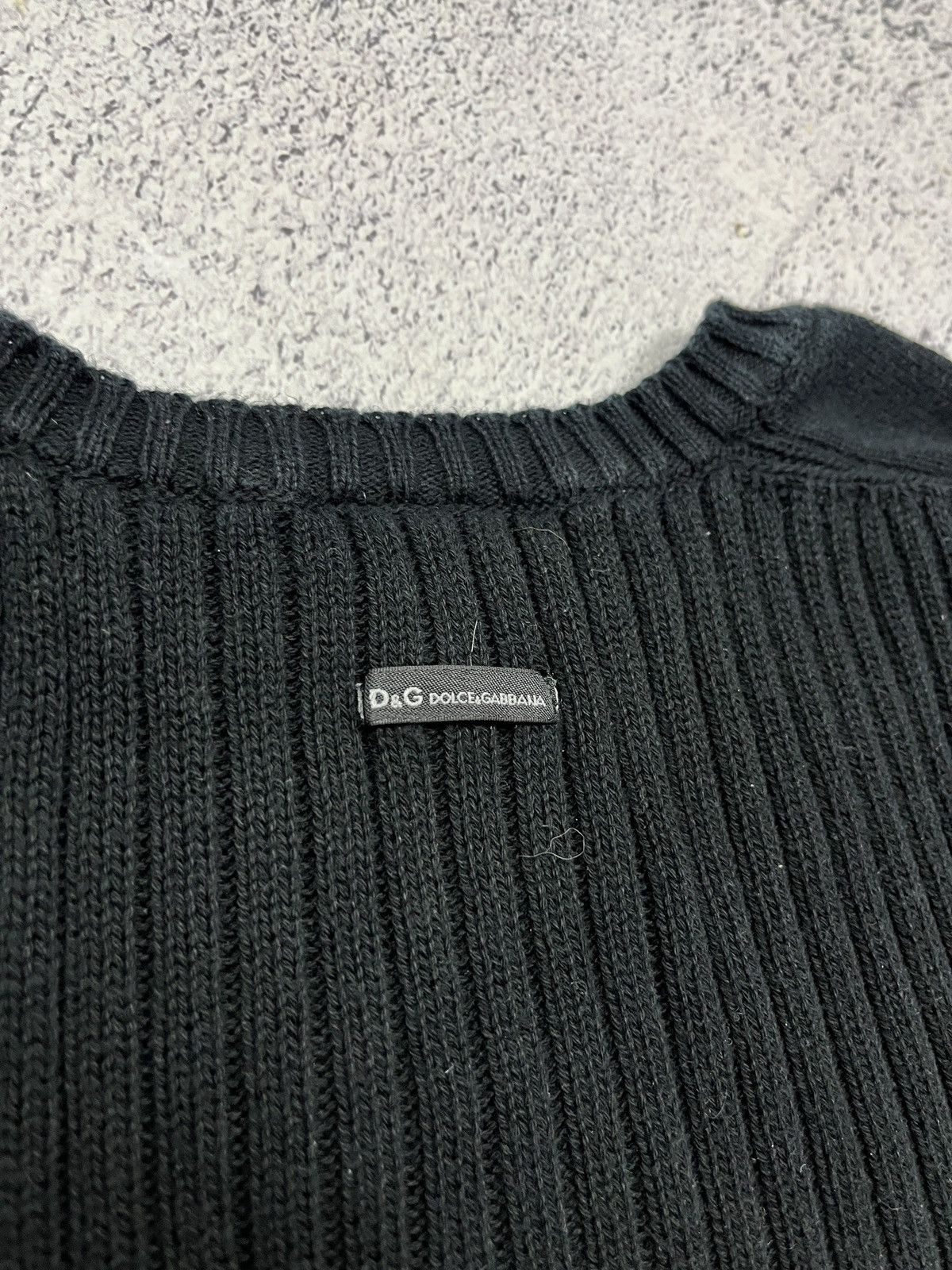 Dolce & Gabbana Dolce Gabbana Ribbed Knit Sweater Japanese Avant Garde Y2k Size US XL / EU 56 / 4 - 13 Thumbnail