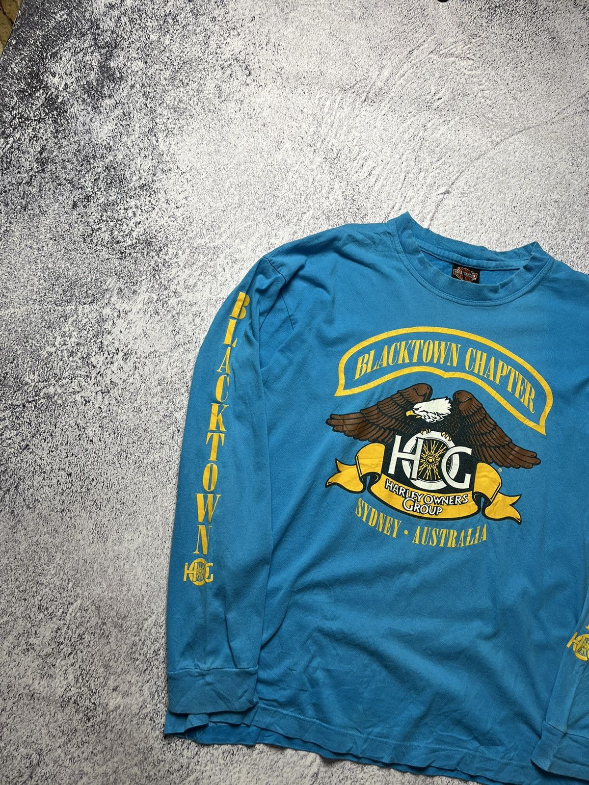 Harley Davidson × Vintage Vintage Harley Davidson Long Sleeve Blacktown 2004 Y2K Size US L / EU 52-54 / 3 - 2 Thumbnail