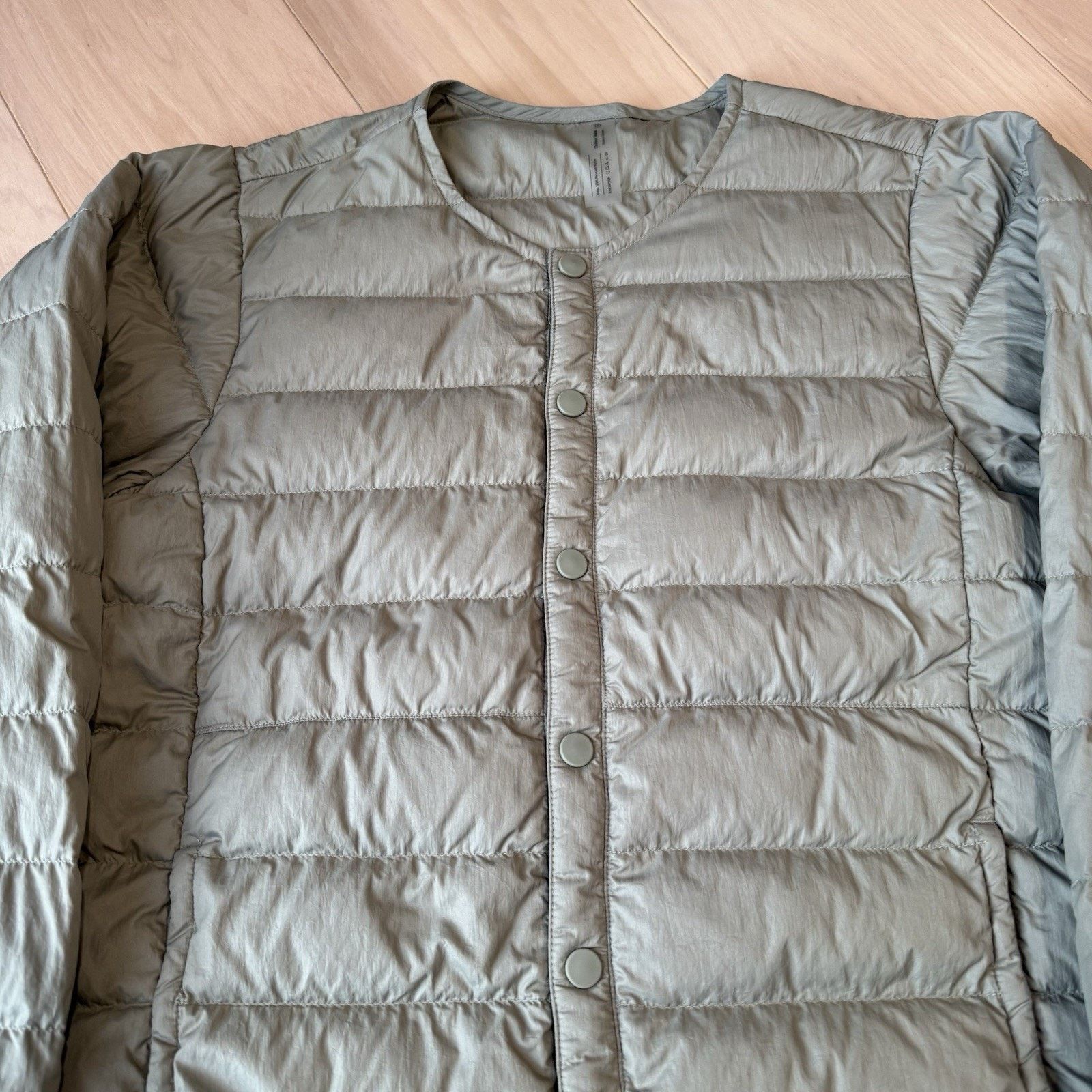 Outdoor Voices Outdoor Voices Down Jacket Women's Gray Insulated Button Up Size S / US 4 / IT 40 - 3 Thumbnail