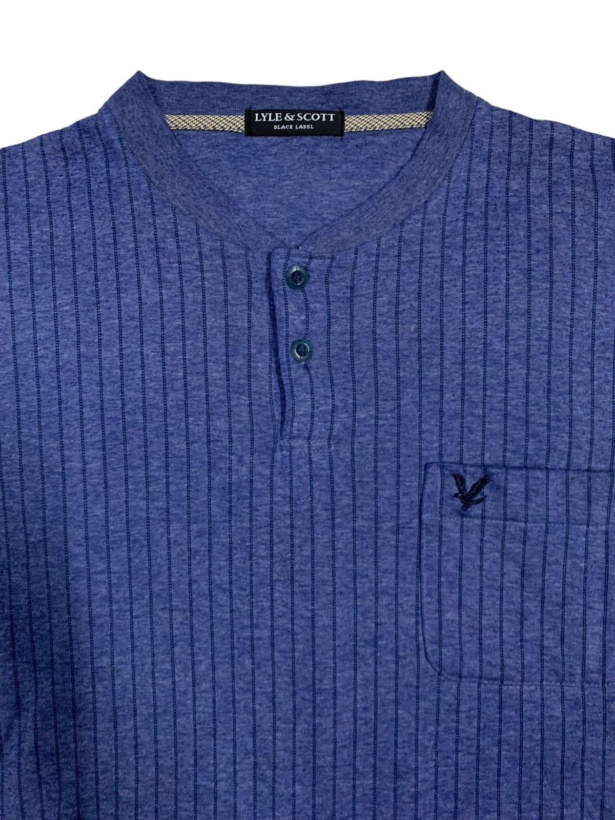 Lyle & Scott Vintage Lyle & Scott Striped Small Logo Pullover Sweater Size US M / EU 48-50 / 2 - 4 Thumbnail