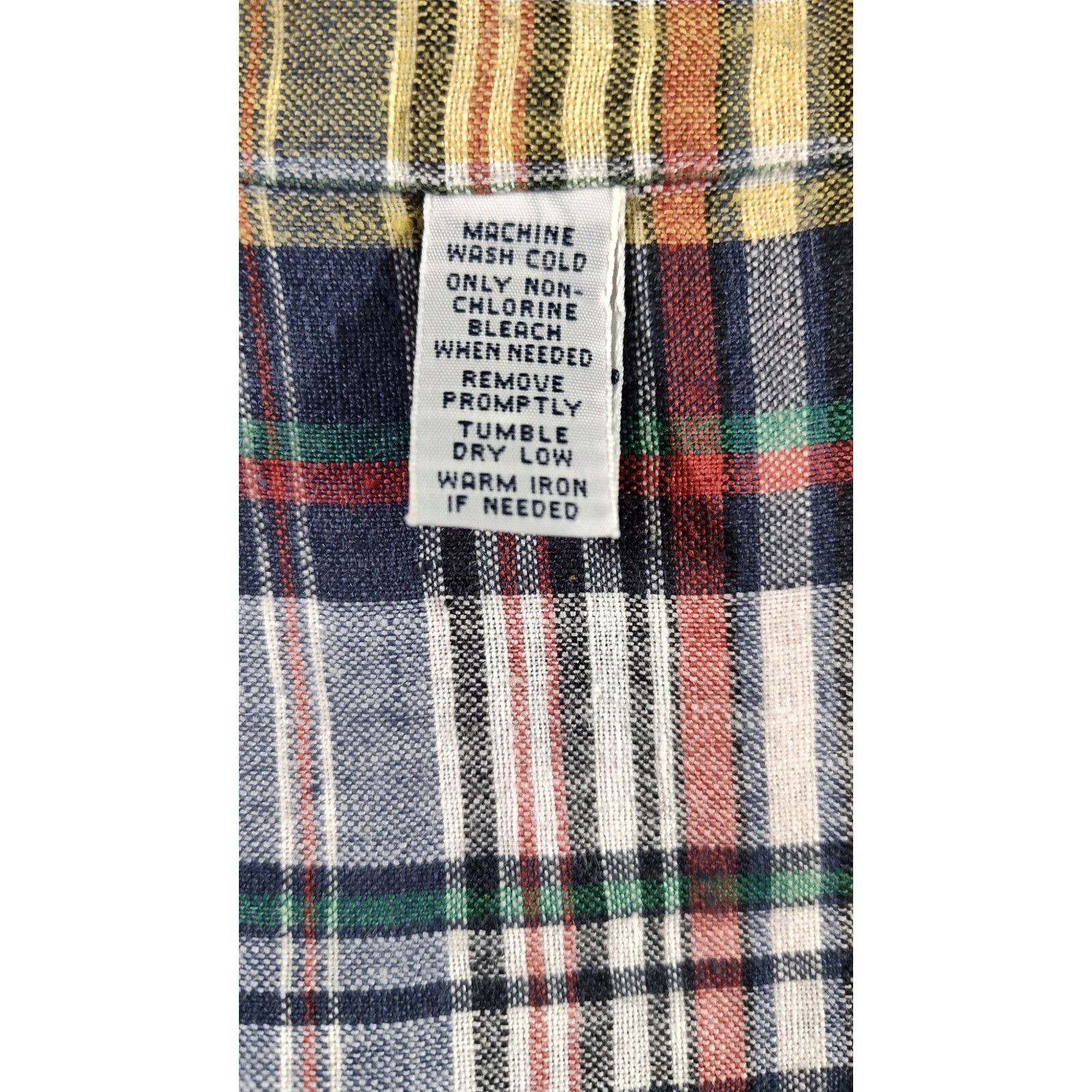 Ralph Lauren Ralph Lauren 100% Linen Shirt XXL Button Down Plaid Mens VTG Size US XXL / EU 58 / 5 - 10 Thumbnail