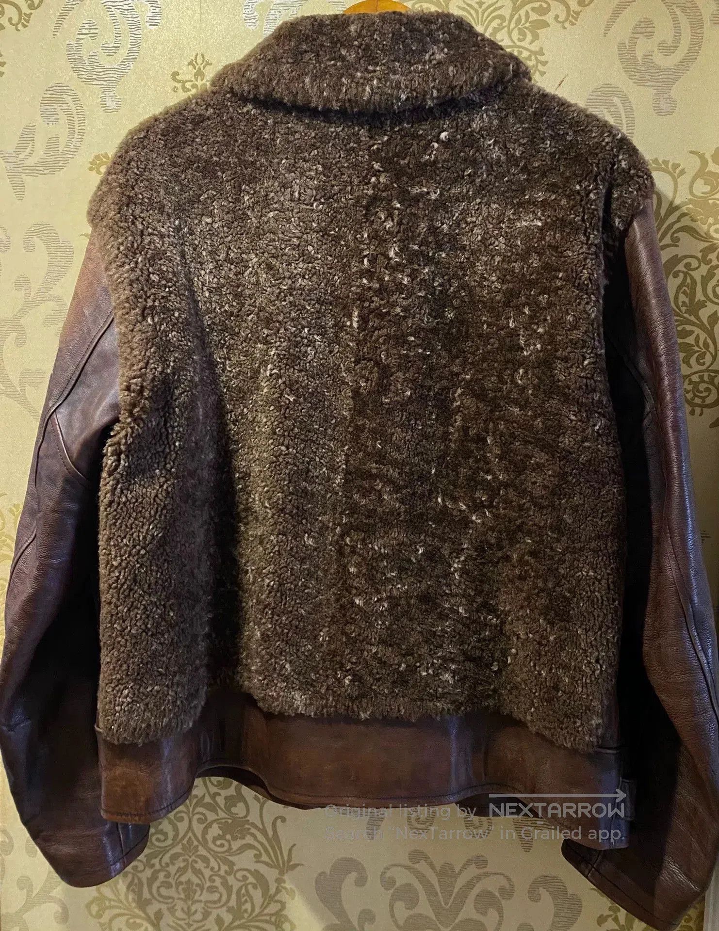 RRL Ralph Lauren Rare Double RL Brown Leather Jacket. Size US XL / EU 56 / 4 - 4 Thumbnail