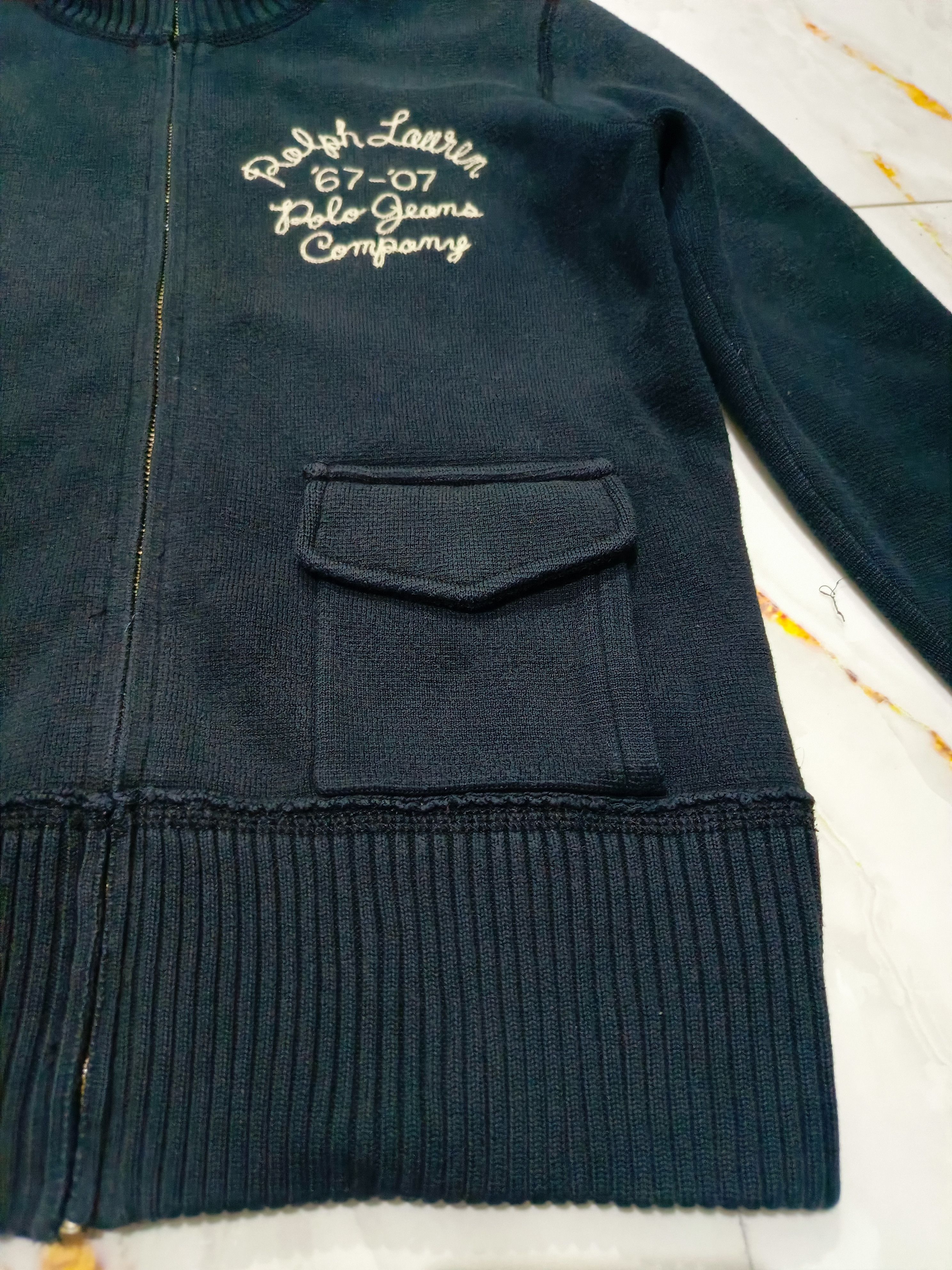 Polo Ralph Lauren Vintage Polo Ralph Lauren Hand Zip Up Sweatshirt Size M / US 6-8 / IT 42-44 - 9 Thumbnail
