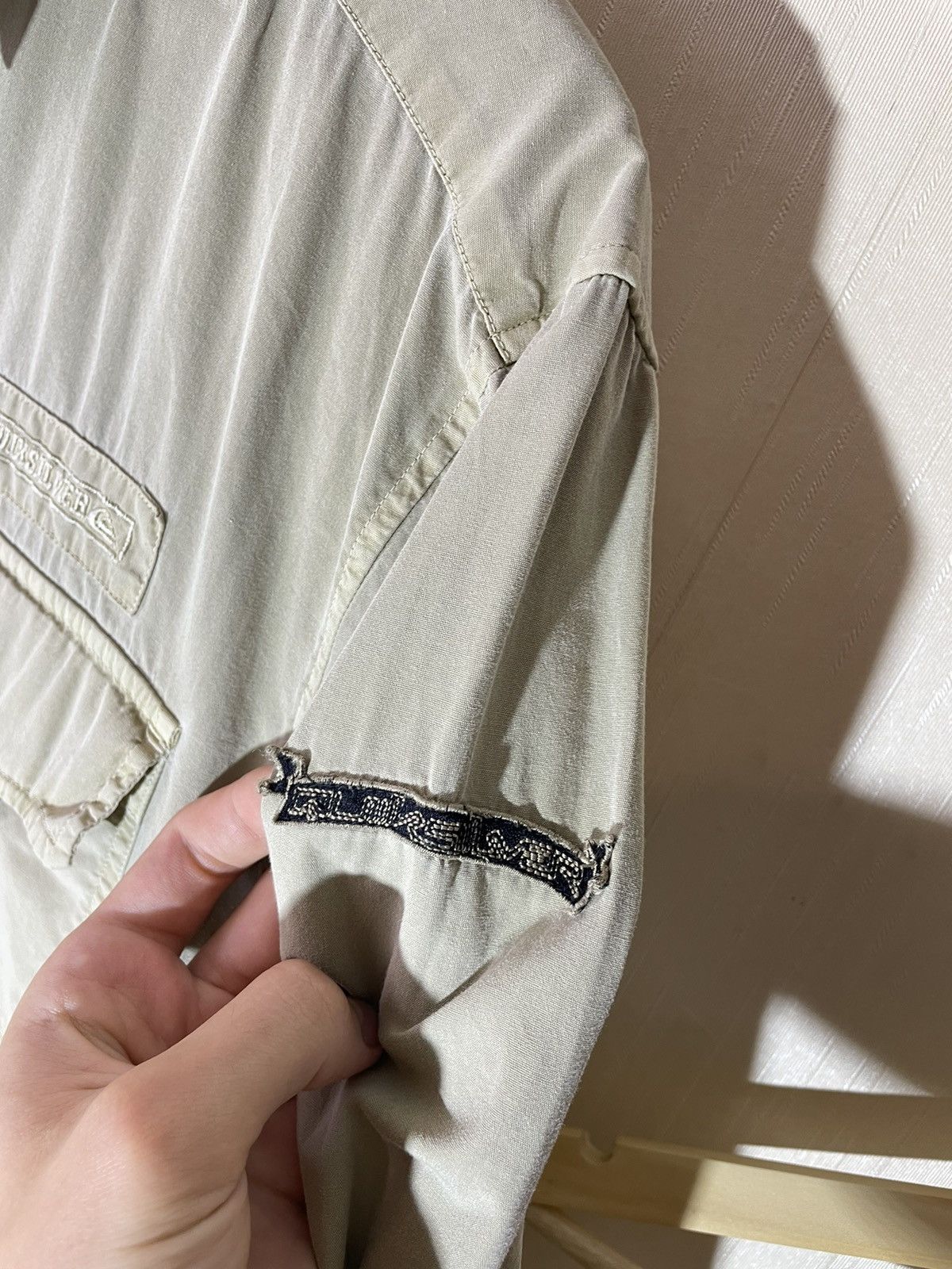 Quiksilver × Vintage Quiksilver military surf style shirt 90s Size US L / EU 52-54 / 3 - 6 Thumbnail