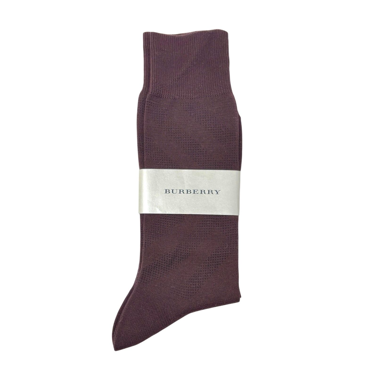Burberry Burberry Dark Red Nova Dress Socks Size ONE SIZE - 1 Thumbnail