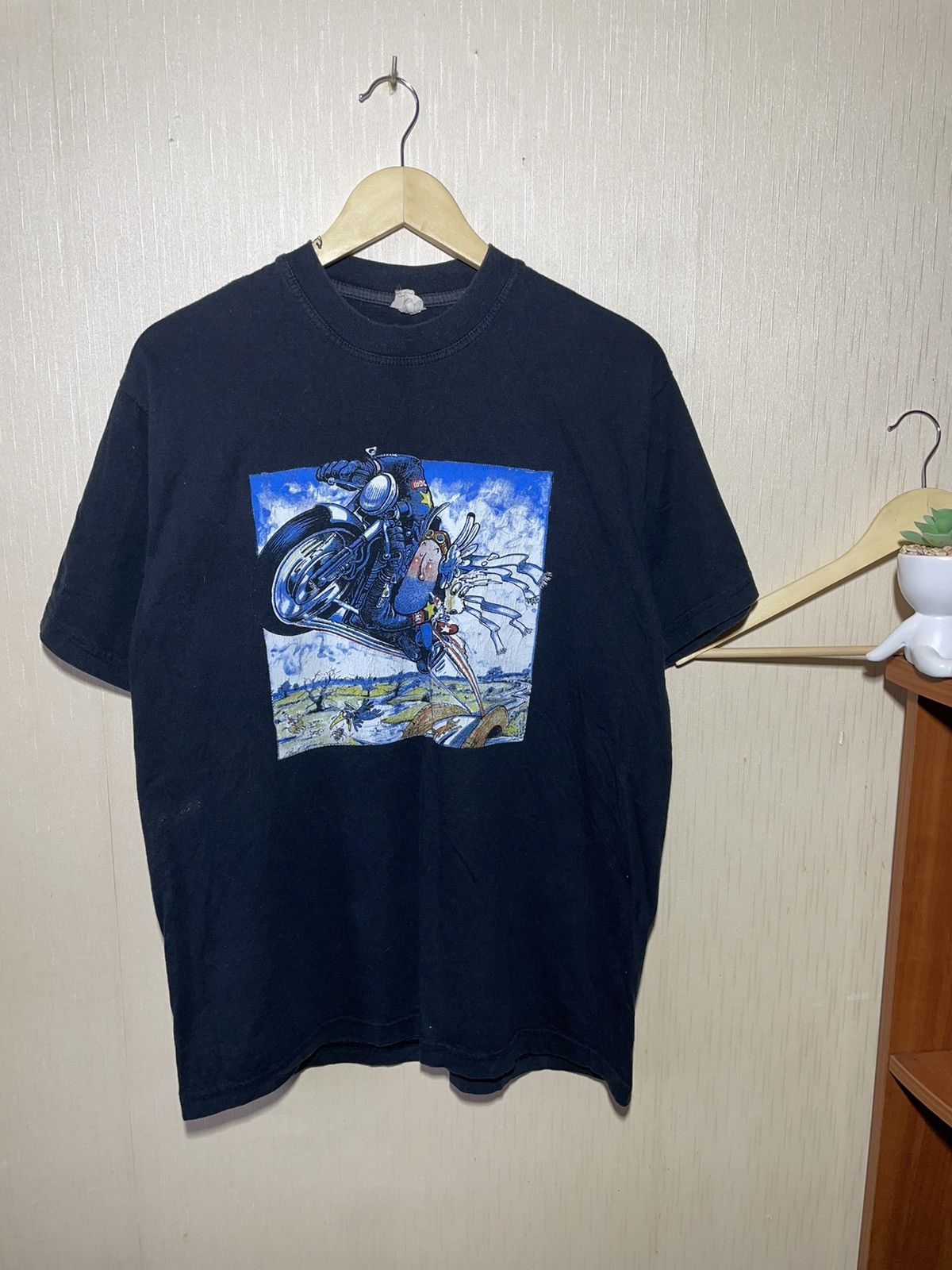 Indian Motorcycle × Vintage Paul Sample OGRI vintage motorcycle racing T shirt 90s Size US L / EU 52-54 / 3 - 1 Thumbnail