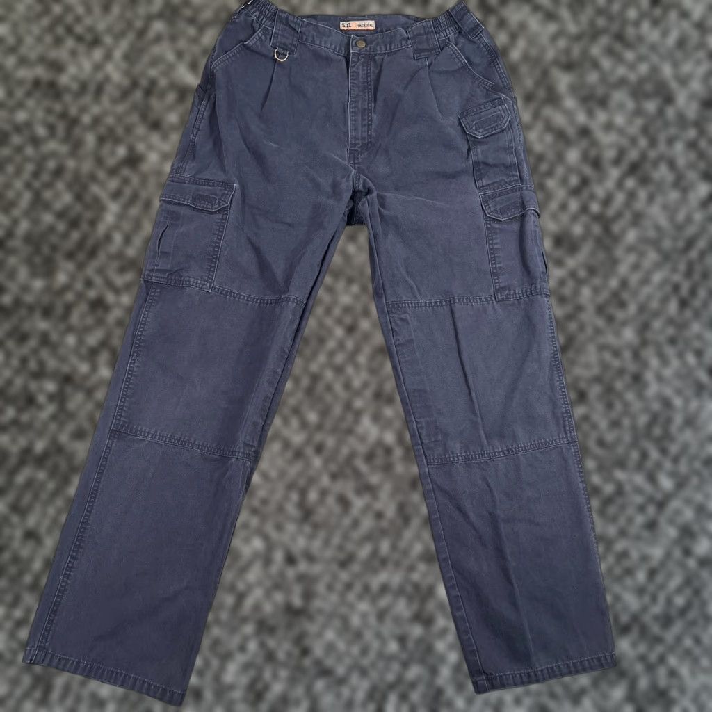 Vintage 511 Tactical Pro Pants Taclite Men's Sz 35x34 Military Cargo Navy Blue Ripstop Size US 35 - 1 Thumbnail