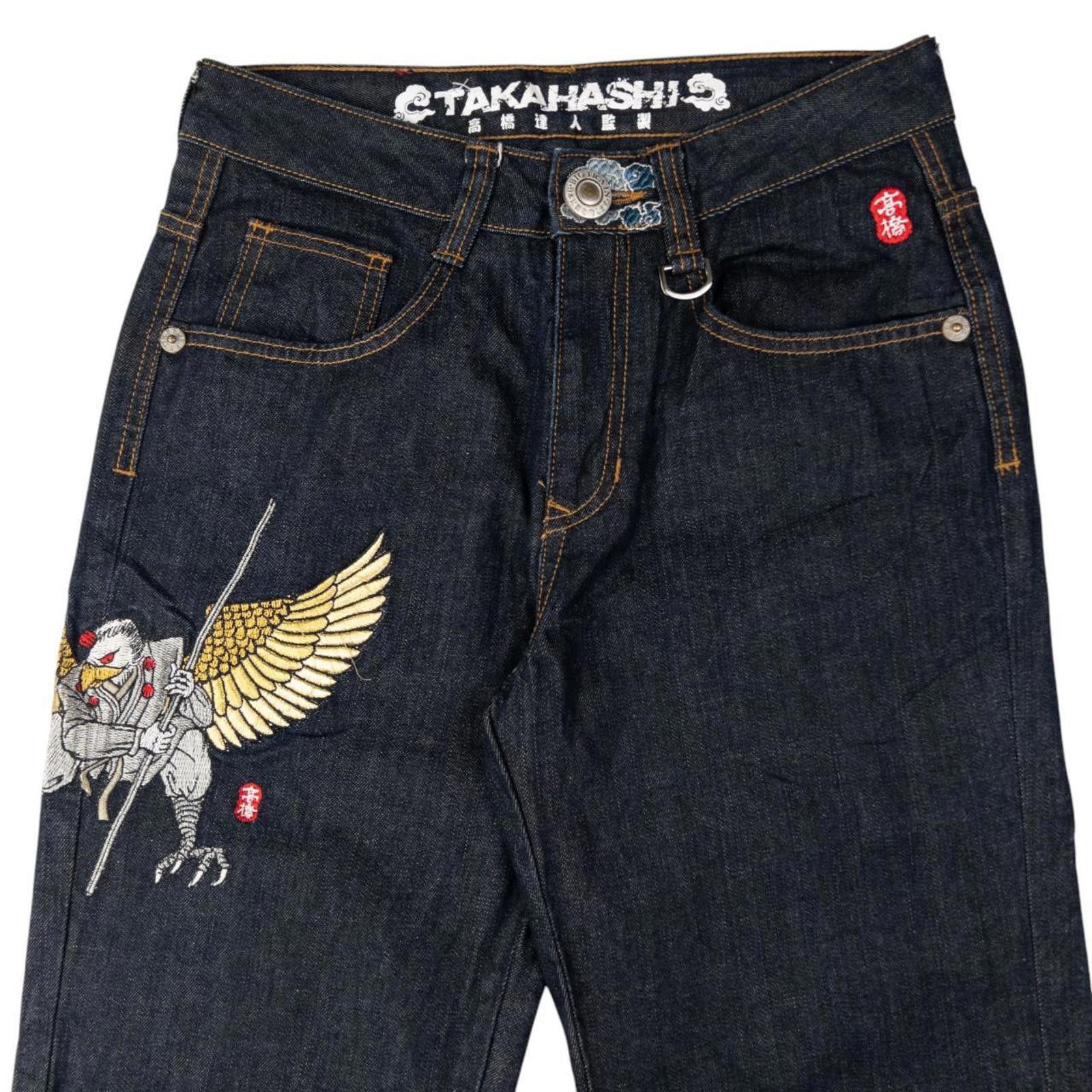 Vintage Big Train Embroidered Eagle Denim Jeans Size W29