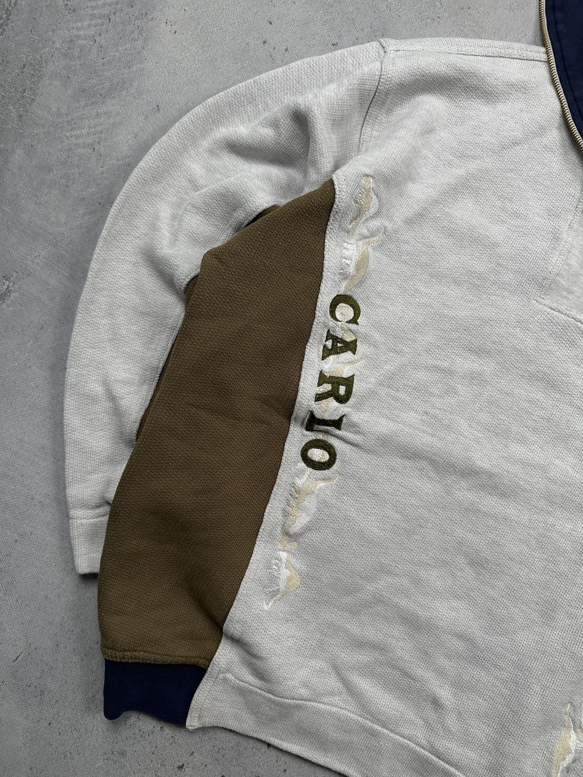 Carlo Colucci Vintage Carlo Colucci Half Zip Sweatshirt 00s 90s Rare Retro Size US XL / EU 56 / 4 - 12 Thumbnail