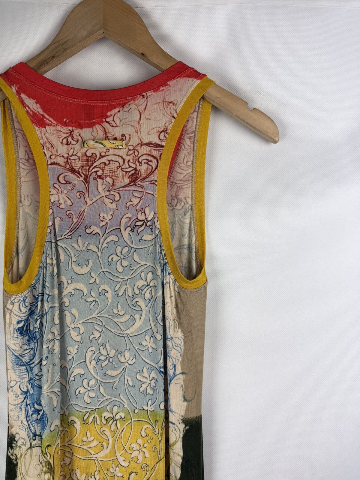 Jean Paul Gaultier Jean Paul Gaultier Vintage 90s Patterned Bodycon Maxi Dress Size M / US 6-8 / IT 42-44 - 13 Thumbnail