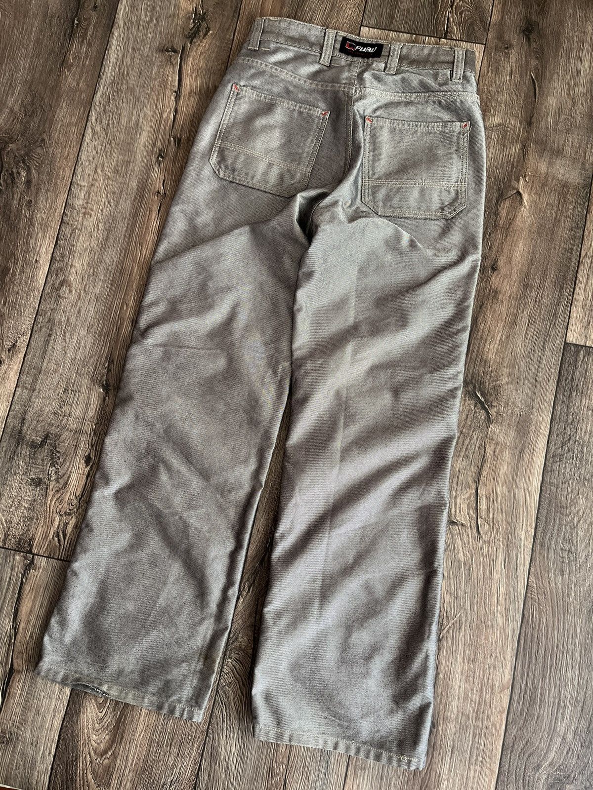 Fubu Vintage Fubu Logo Carpenter Baggy Reversible Denim Jeans Size US 30 / EU 46 - 19 Thumbnail