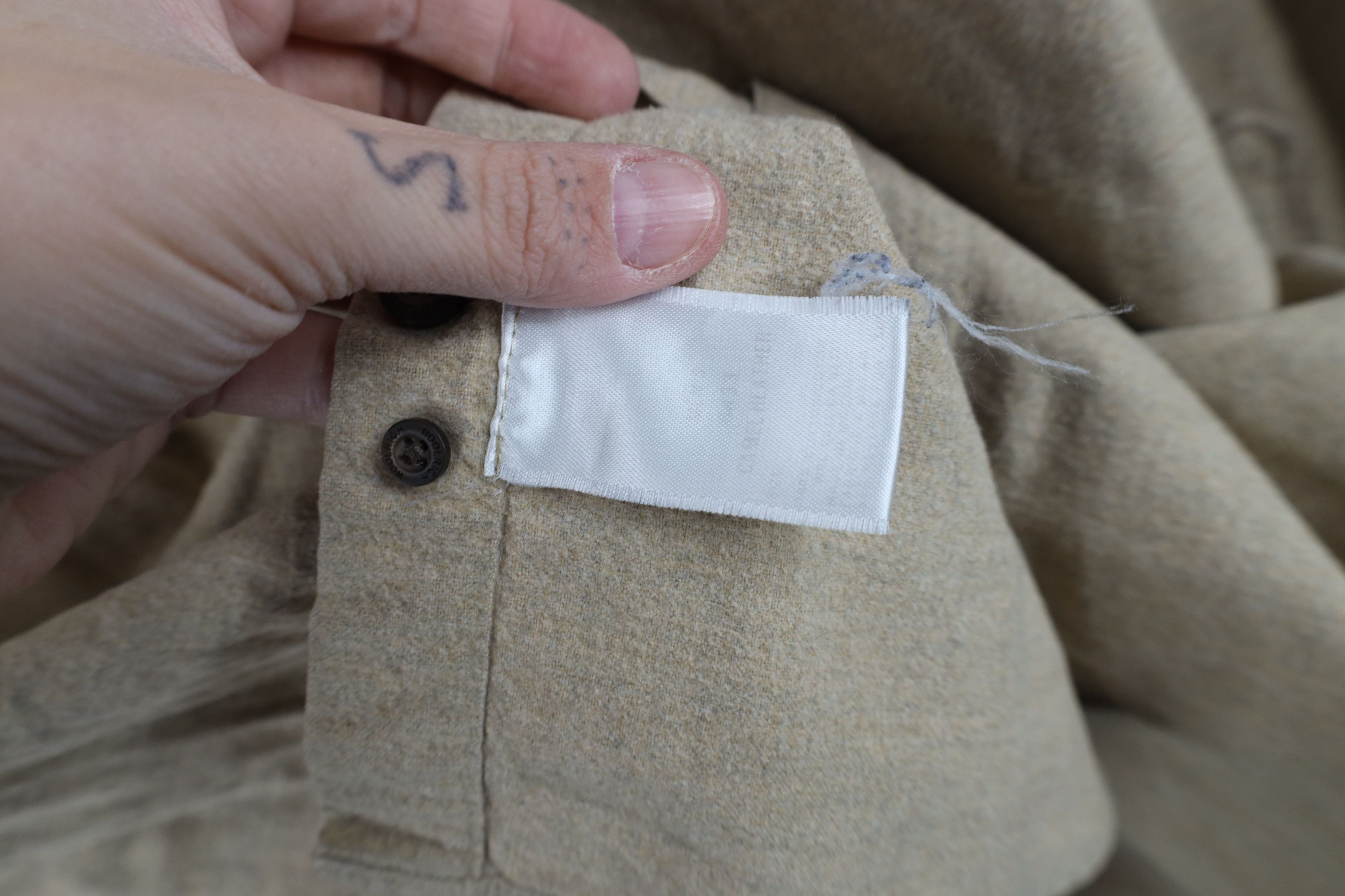 Woolrich Woolen Mills Vintage Woolrich Chamois Cloth Collared Button Down Shirt Size US L / EU 52-54 / 3 - 9 Thumbnail