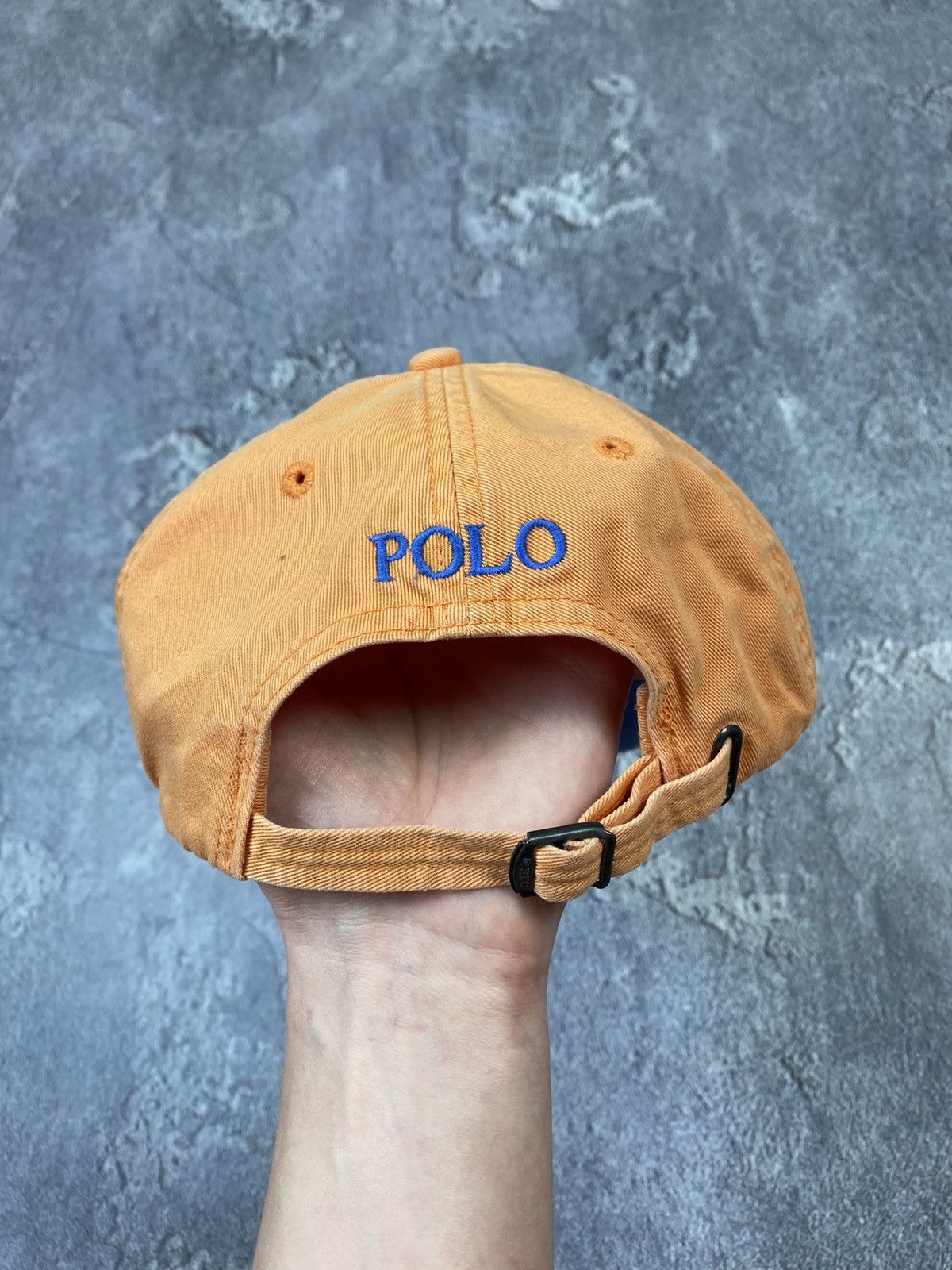 Polo Ralph Lauren Vintage 00s Polo Ralph Lauren Orange Sunfaded Cap Casual Size ONE SIZE - 5 Thumbnail