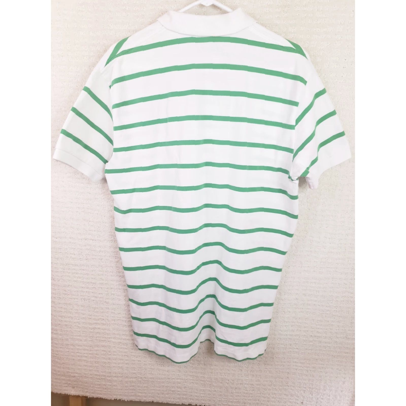 Ralph Lauren Polo Ralph Lauren Polo Shirt Men's L White Green Striped Purple Pony Preppy Shirt Size US L / EU 52-54 / 3 - 7 Thumbnail