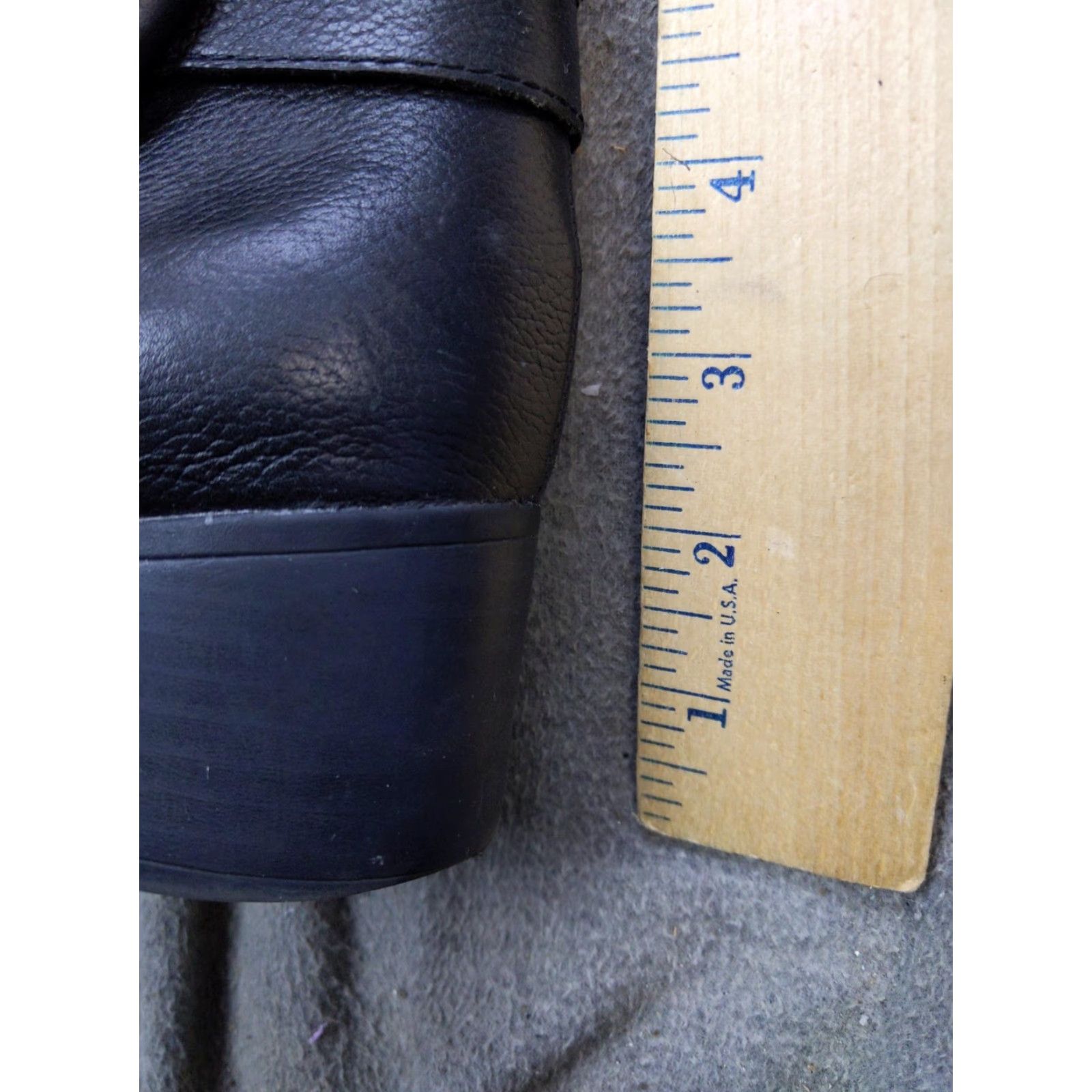 Naturalizer Naturalizer Boots Womens Size 9.5 39.5 Black Leather Knee High Buckle Zip Riding Boot Women M Size US 10 / IT 40 - 3 Thumbnail