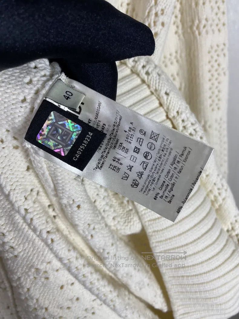 Fendi Fendi Lace-up Openwork Cardigan Size XS / US 0-2 / IT 36-38 - 6 Thumbnail