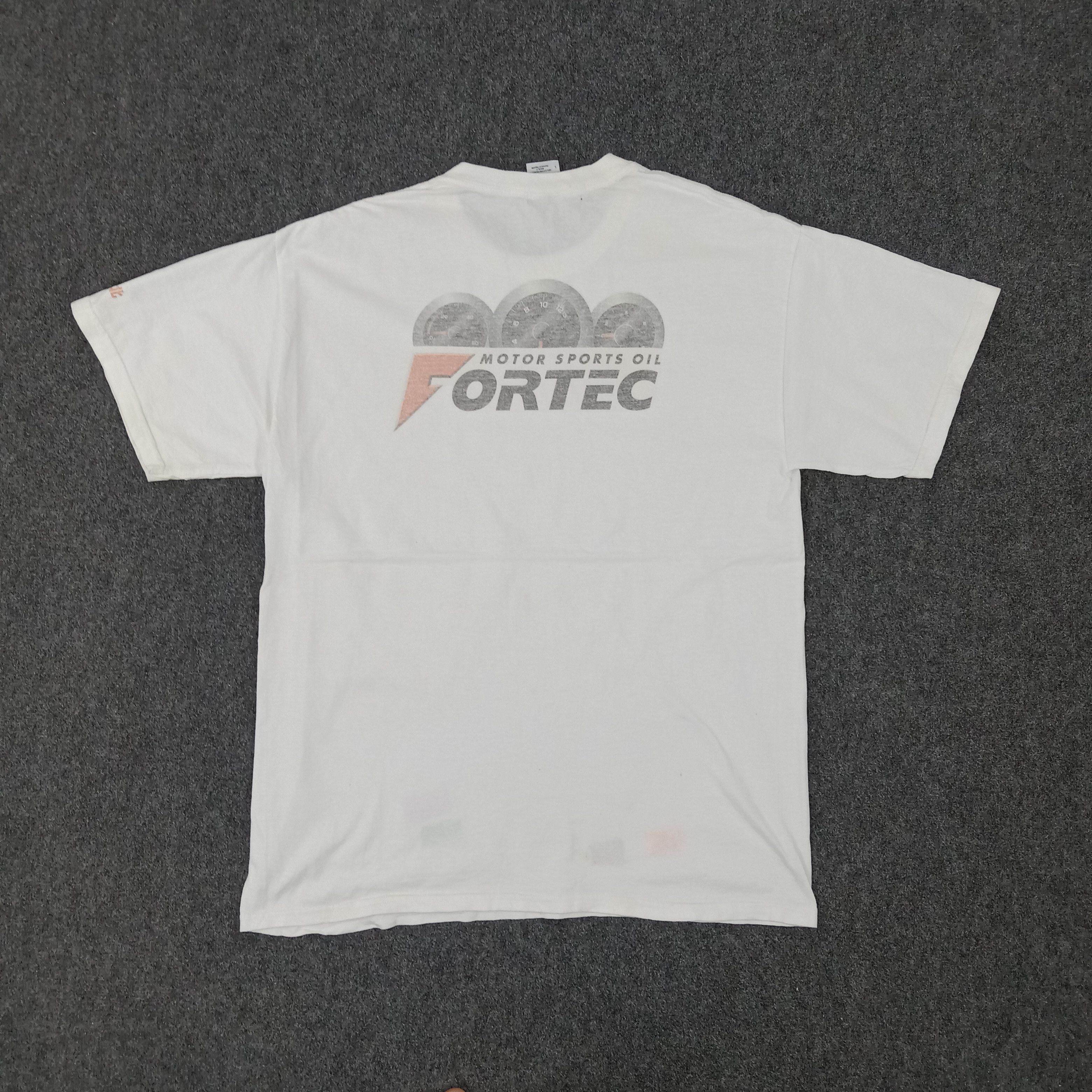 Vintage Fortec Motor Sports Oil Racing Tshirt Size US L / EU 52-54 / 3 - 1 Thumbnail
