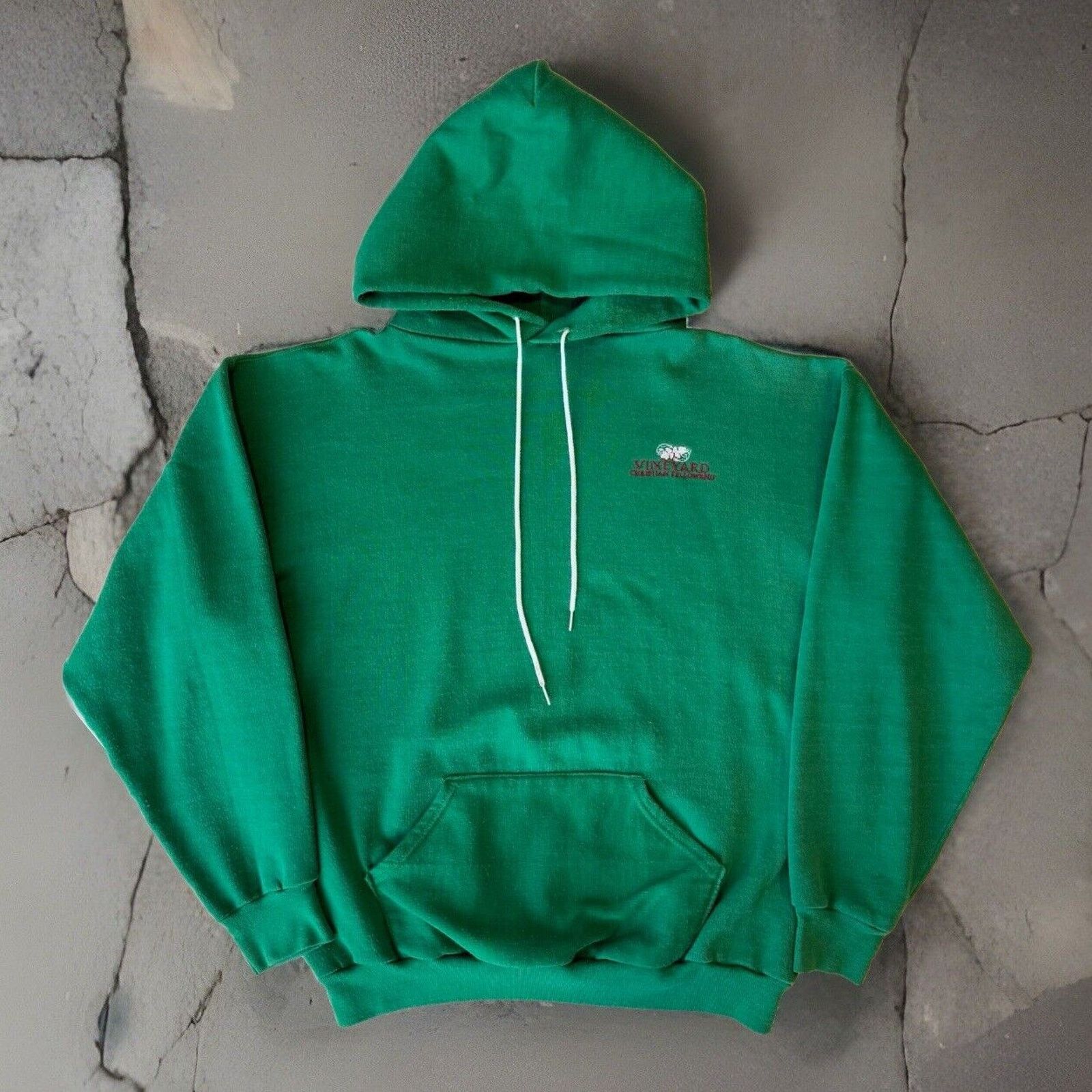 Russell Athletic × Vintage Vintage Russell Athletic Hoodie XL Green 70s Made in USA Size US XL / EU 56 / 4 - 1 Thumbnail