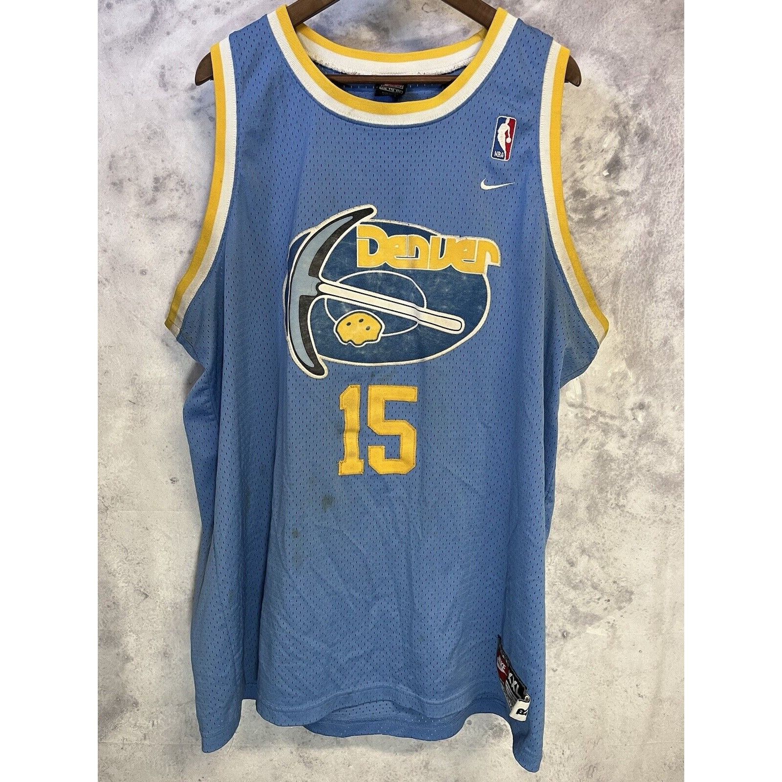 NBA Vintage Denver Nuggets Jersey Carmelo Anthony Mens 2XL+2 Size US XXL / EU 58 / 5 - 1 Thumbnail