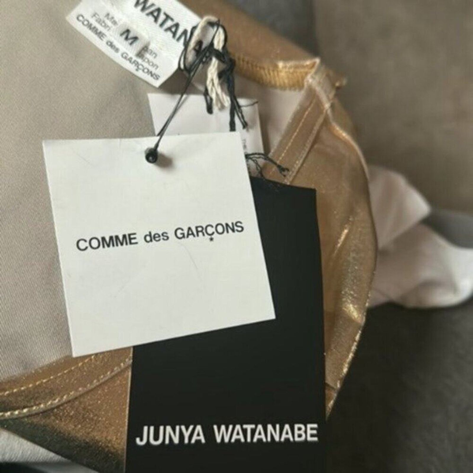 Comme des Garcons Junya Watanabe Comme Des Garons Goldtone Top M Size M / US 6-8 / IT 42-44 - 7 Thumbnail