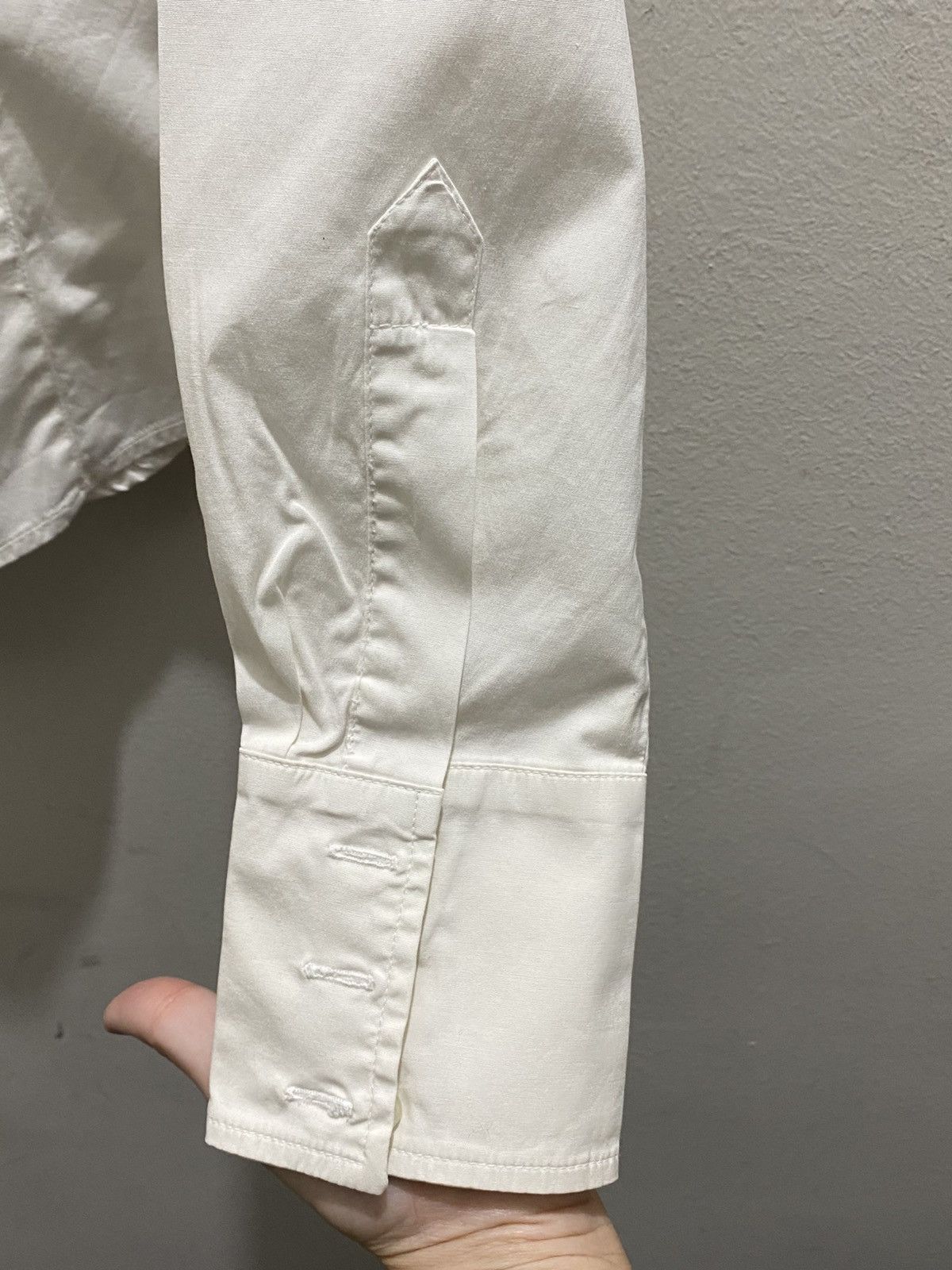 Frankie Morello FRANKIE MORELLO WHITE COTTON SHIRT Size M / US 6-8 / IT 42-44 - 3 Thumbnail