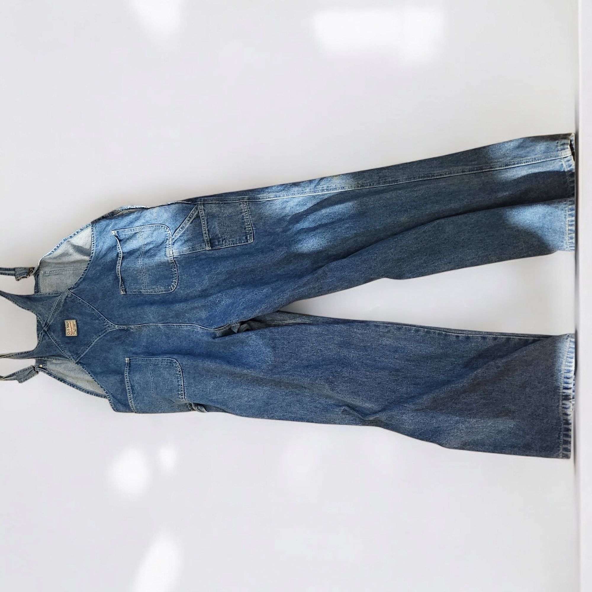 Old Navy Old Navy Vtg Denim Bib Overalls Mens XL Blue Carpenter Dunga Size US 36 / EU 52 - 10 Thumbnail