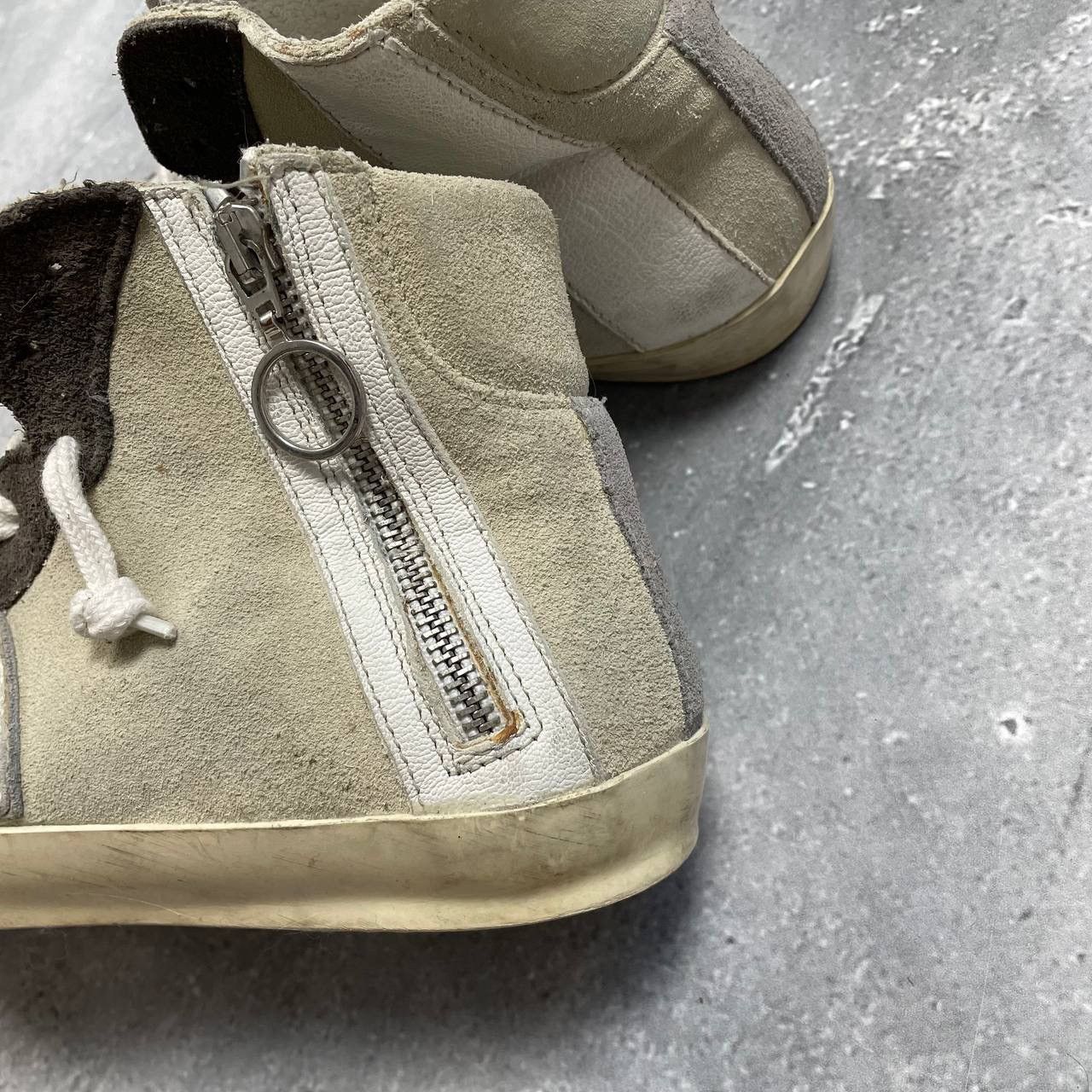 Philippe Model Philippe Model Hi Top Suede Sneakers Women’s Beige/ Gray 38 Size US 8 / IT 38 - 12 Thumbnail